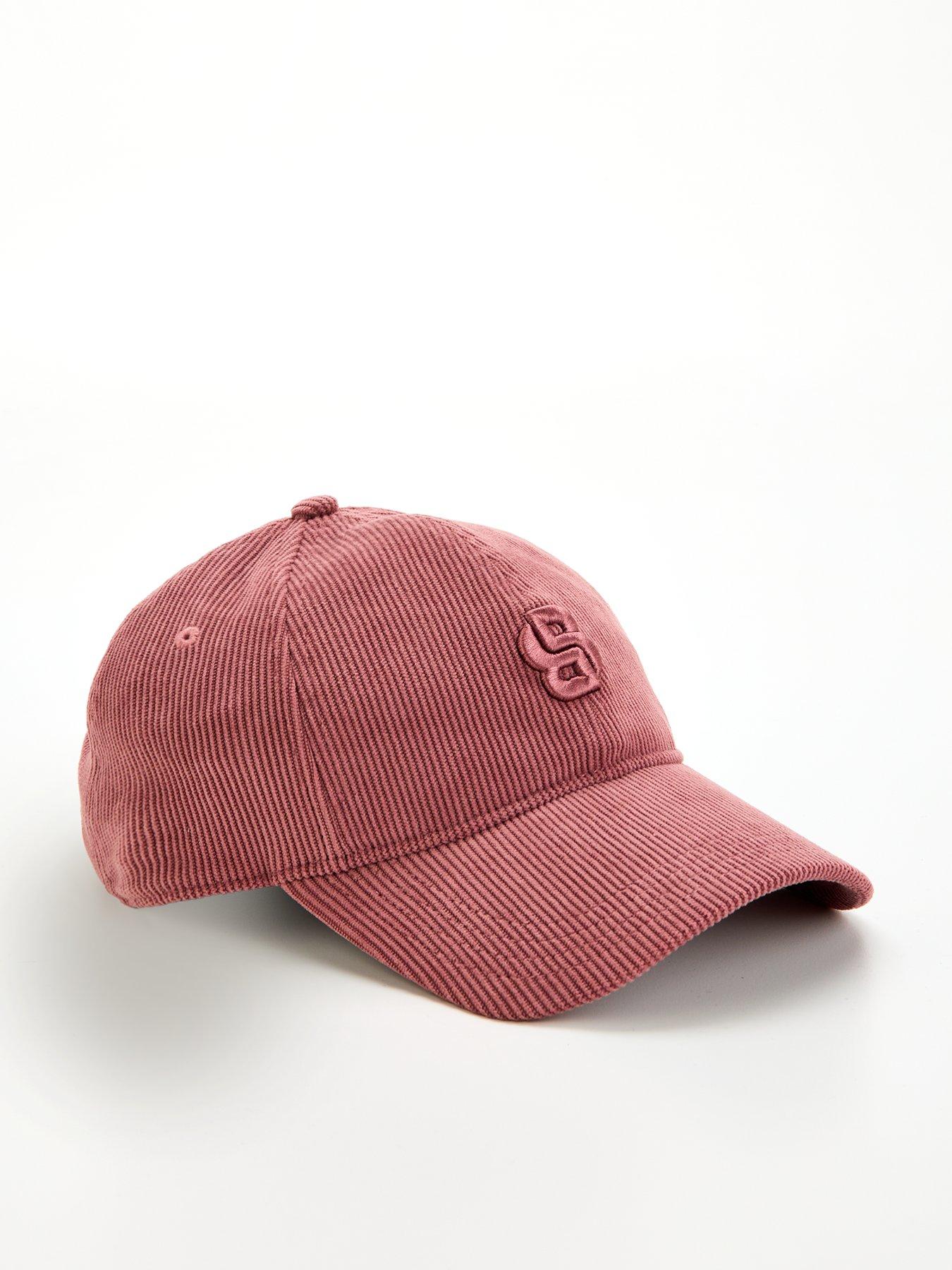 boss-ari-cord-logo-cap-pastel-red