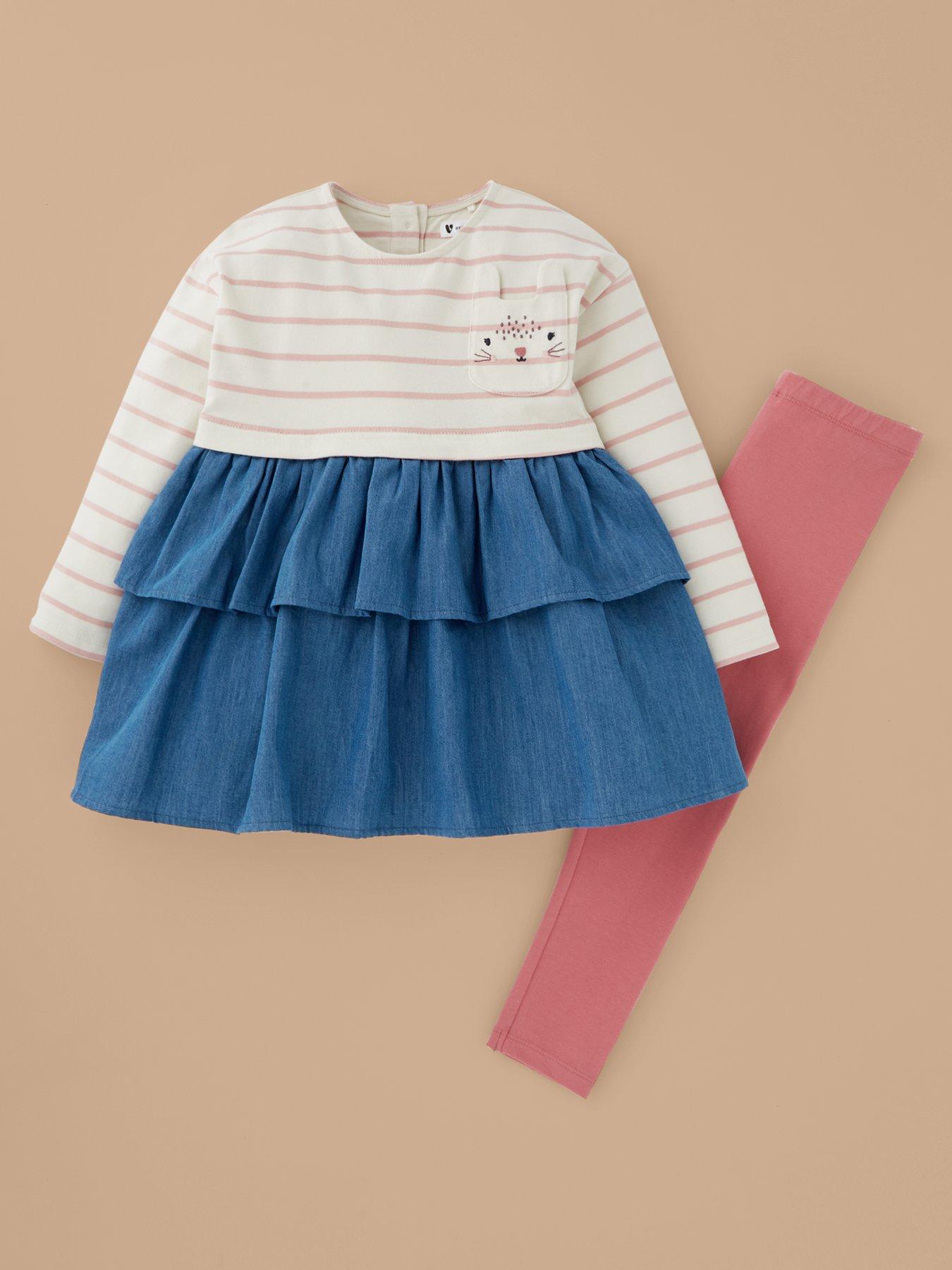 mini-v-by-very-girls-bunny-stripe-dress-and-legging-set-multifront