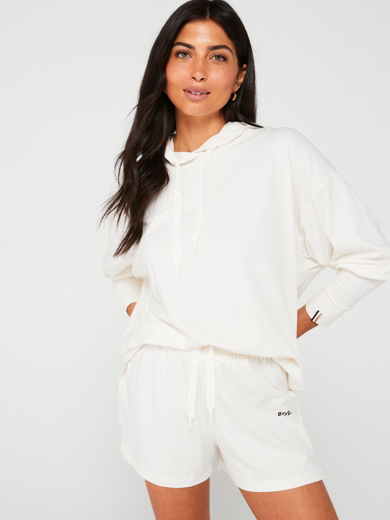 boss-logo-string-hoodie-white