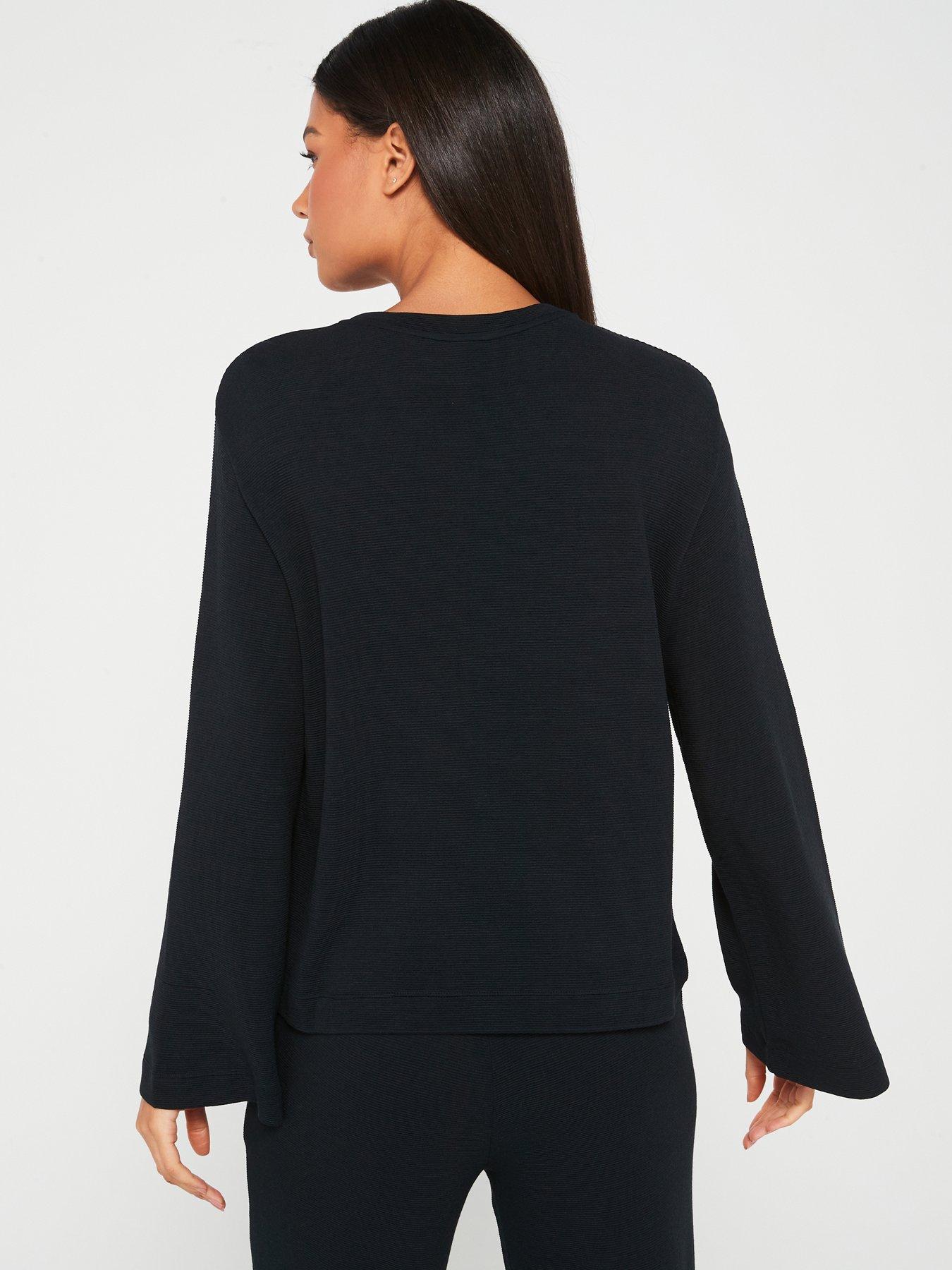 boss-blair-ribbed-long-sleeve-shirt-blackstillFront