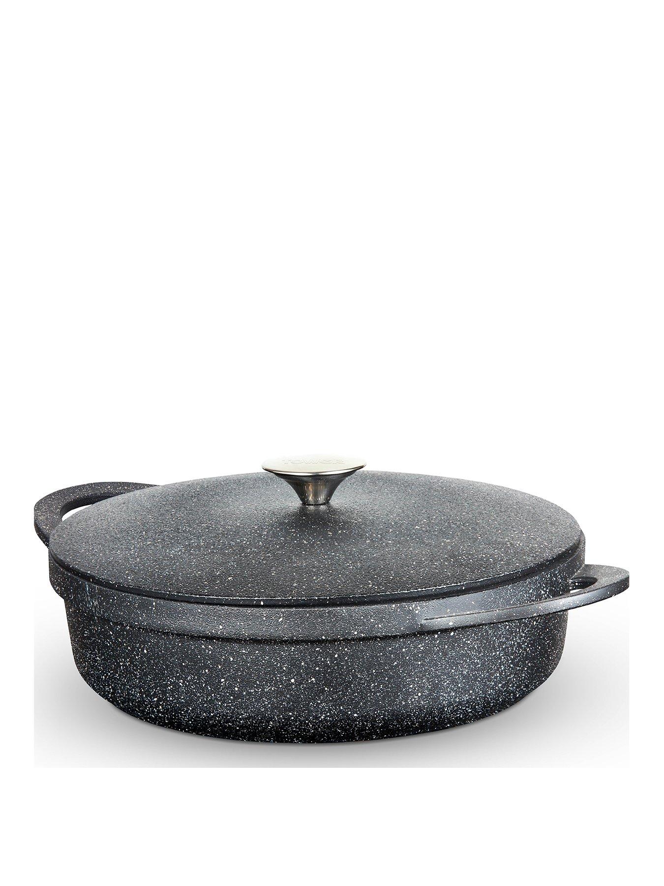 Image 1 of 7 of Tower Precision 28 cm Shallow Casserole with Lid