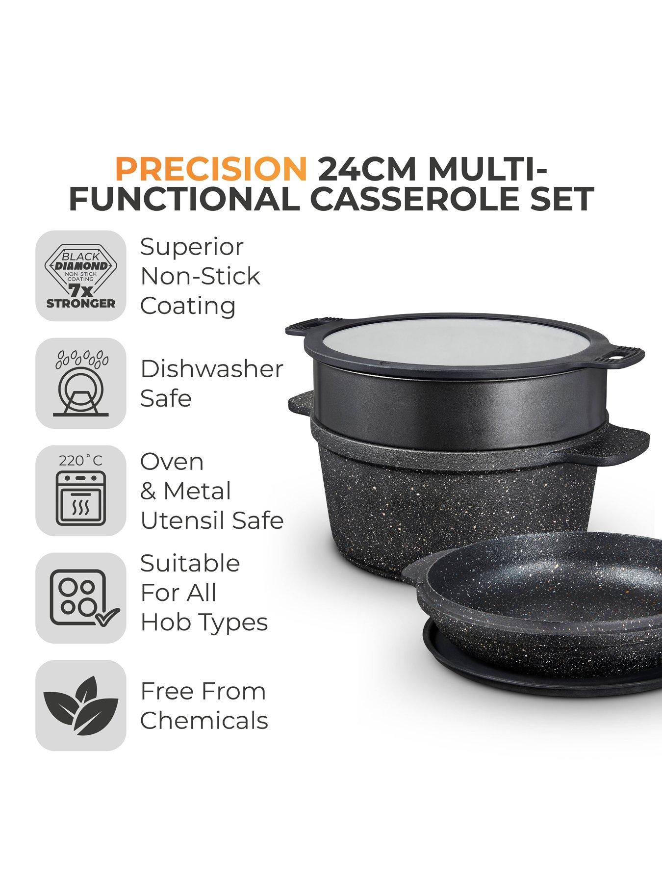 tower-precision-24-cm-multi-functional-casserole-setstillFront