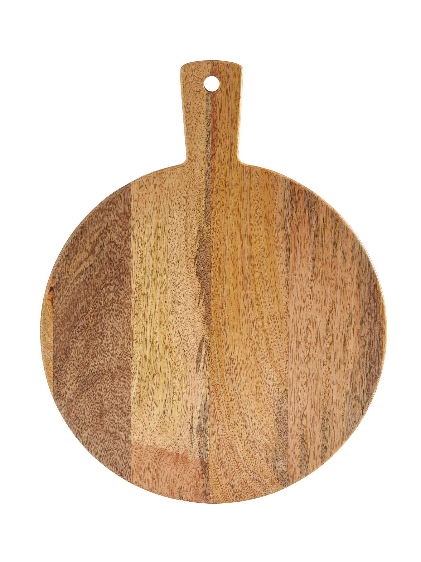 Image 4 of 6 of The Very Collection Mango Large Round Serving Board with Handle