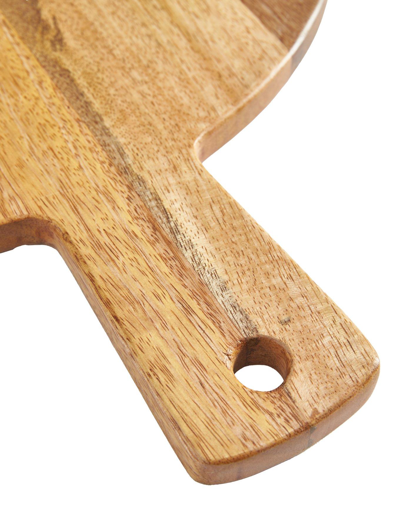 Image 5 of 6 of The Very Collection Mango Large Round Serving Board with Handle