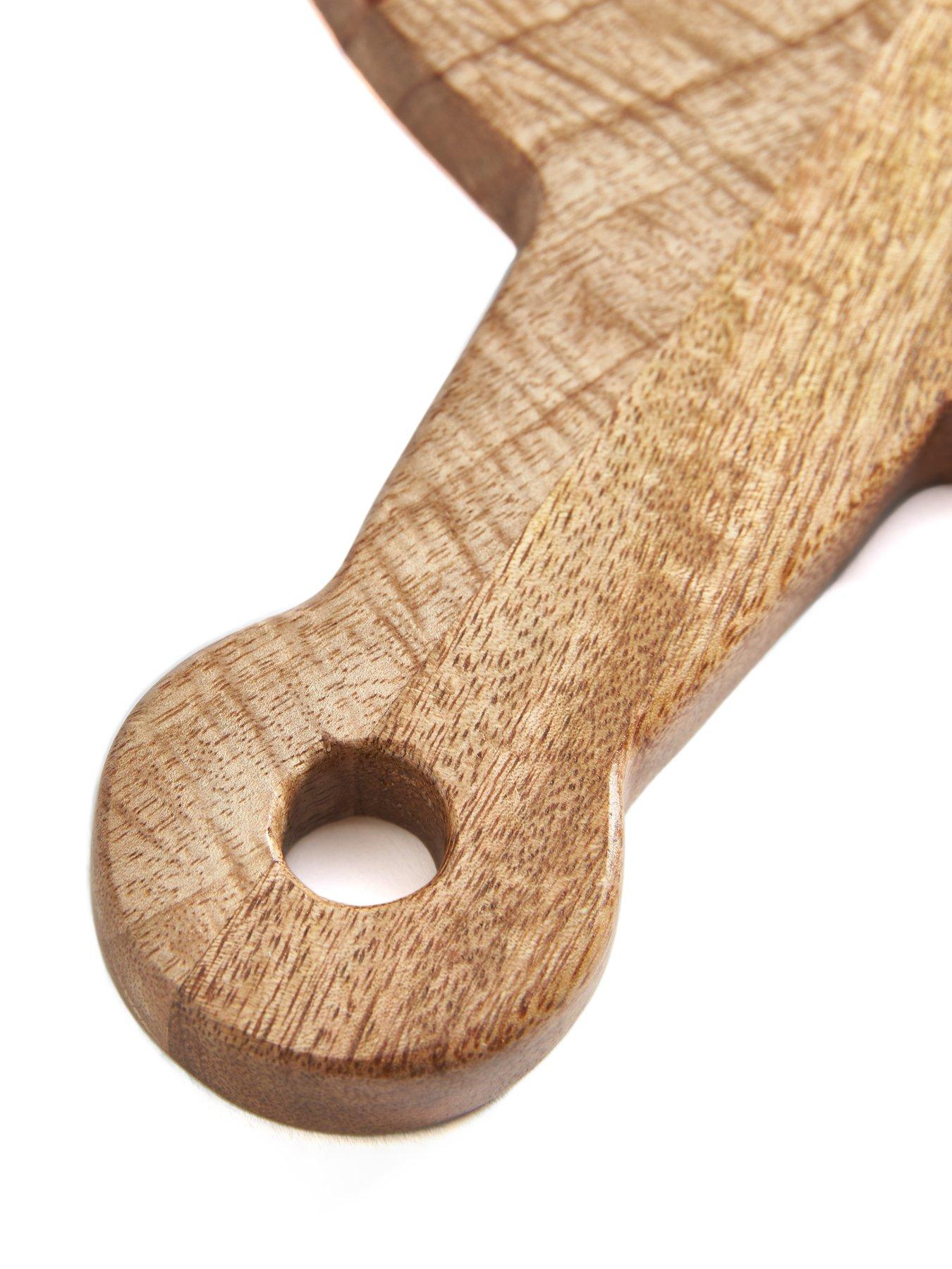 Image 5 of 6 of The Very Collection Mango Small Round Serving Board with Handle