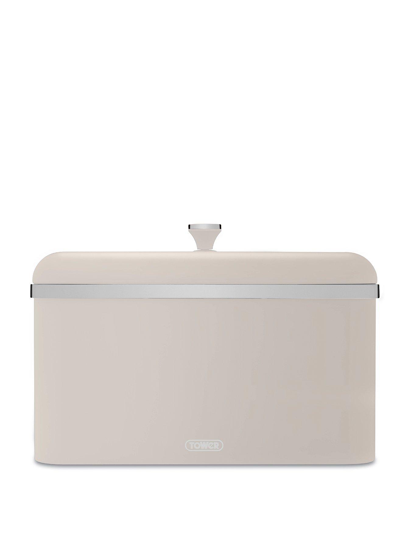 Tower Cavaletto Bread Bin - Latte
