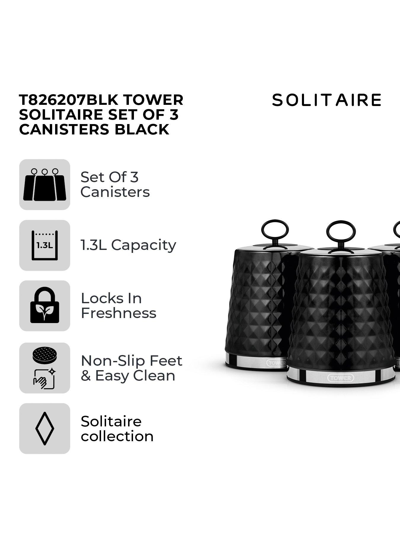 tower-solitaire-set-of-3-black-storage-canistersstillFront