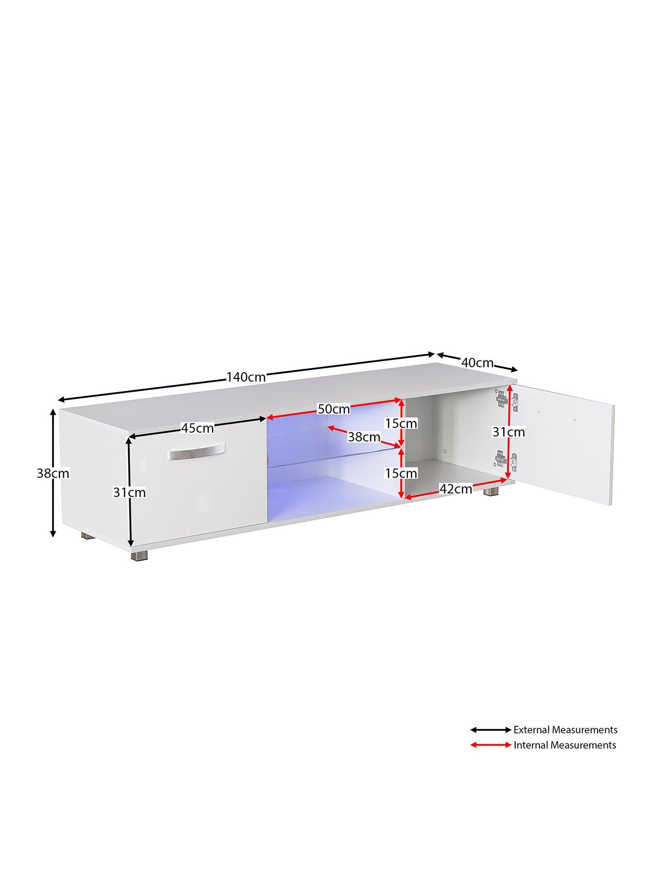 vida-designs-cosmo-2-doornbsptv-unit-with-led-lighting-fits-up-to-60-inch-tv-whitestillFront