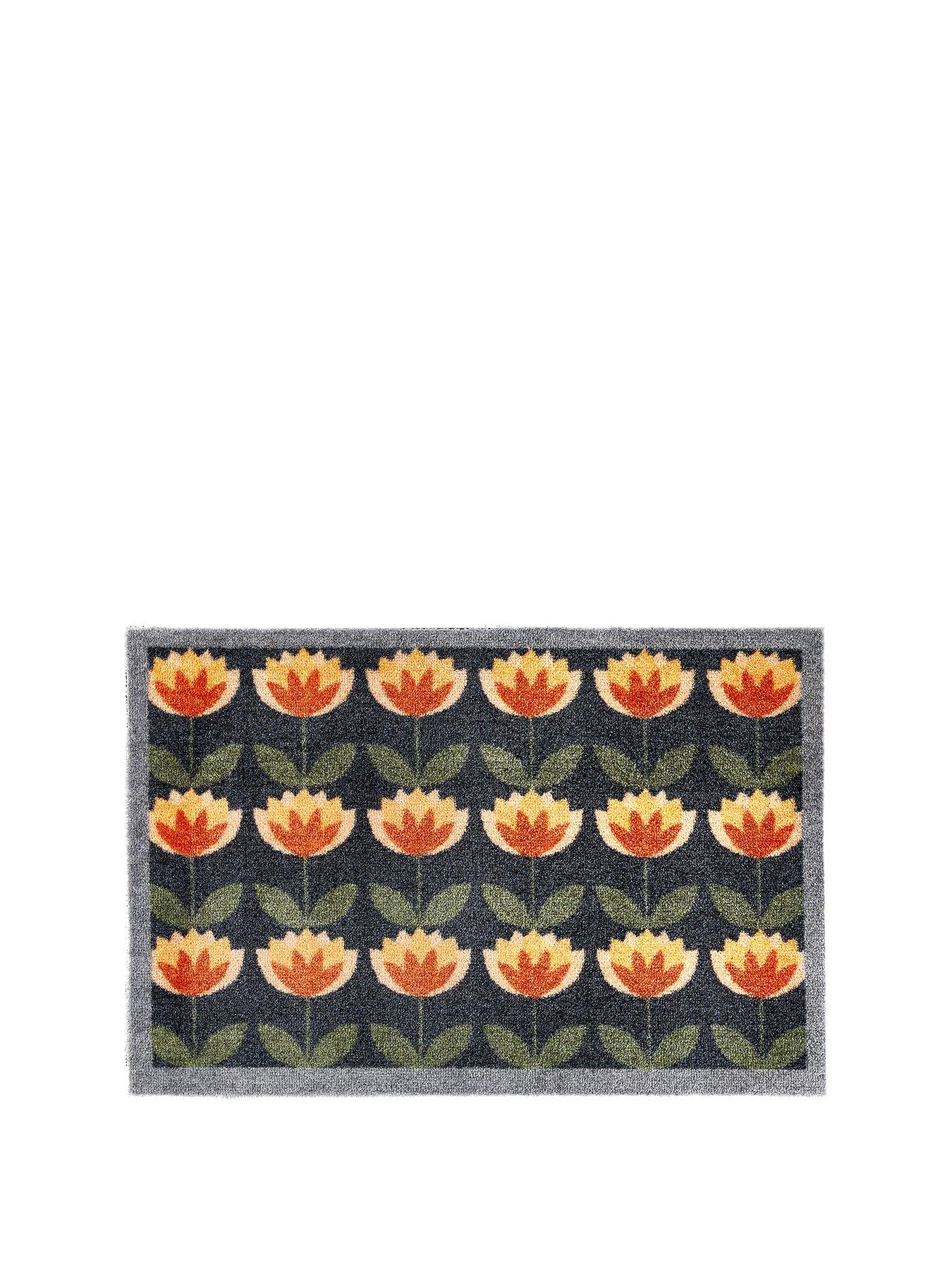 Image 2 of 2 of My Retro Floral Doormat