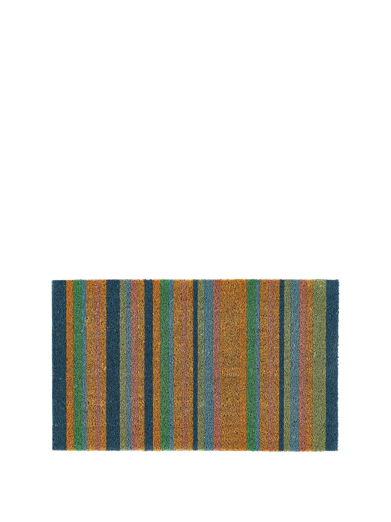 very-home-blue-stripes-coir-doormatstillFront