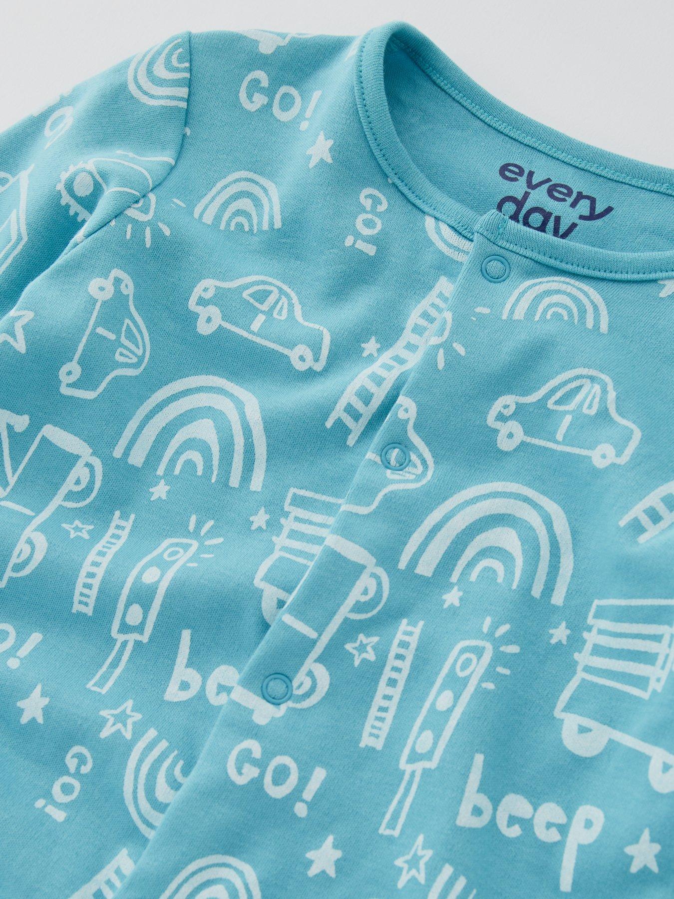 everyday-boys-3-pack-multi-print-sleepsuitsdetail