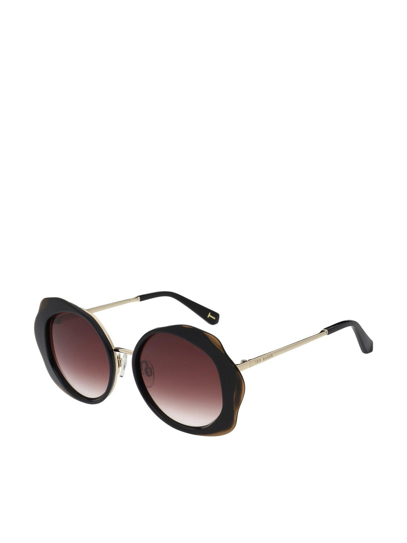 Image of Ted Baker Ted Baker Gloss Crystal Camel Sunglass