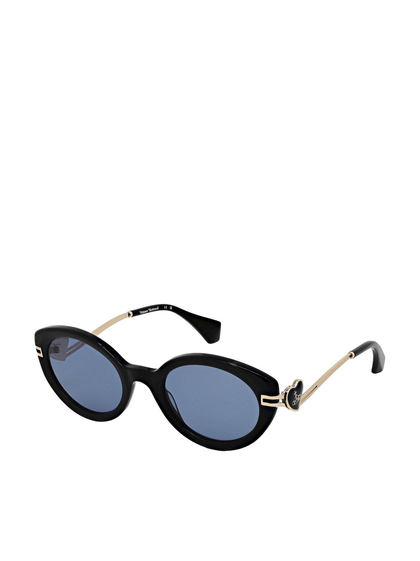 vivienne-westwood-shiny-solid-black-sunglasses