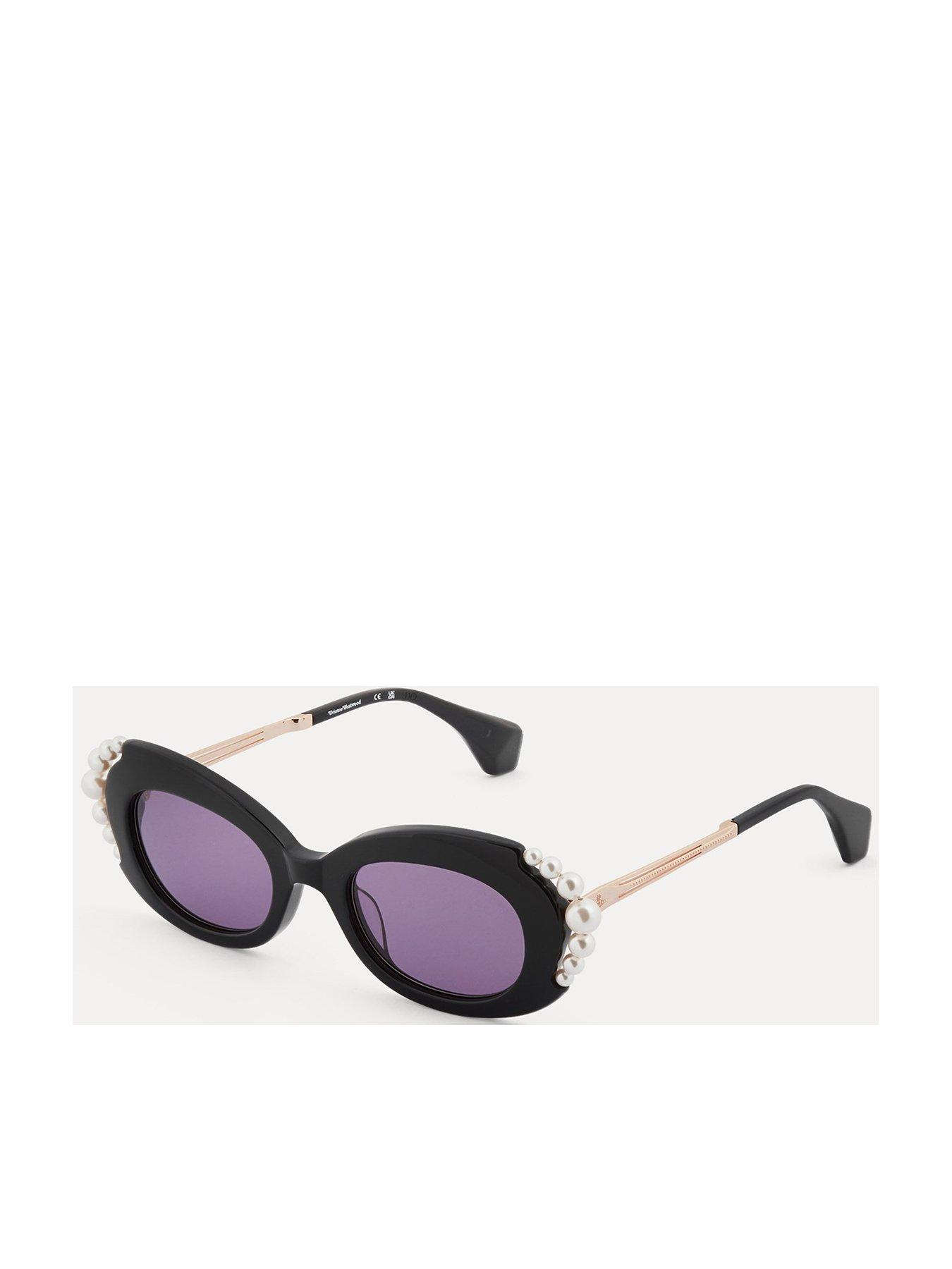 vivienne-westwood-shiny-solid-black-sunglasses