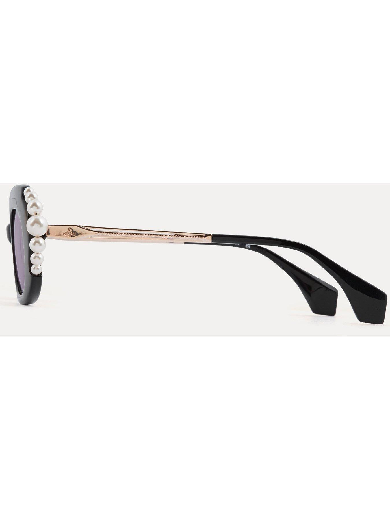 vivienne-westwood-shiny-solid-black-sunglassesback