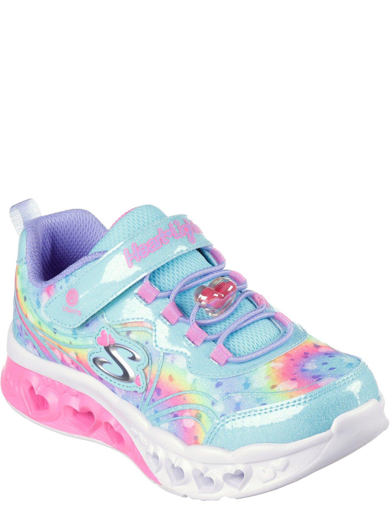 skechers-skechers-junior-girls-flutter-heart-lights-trainerstillFront