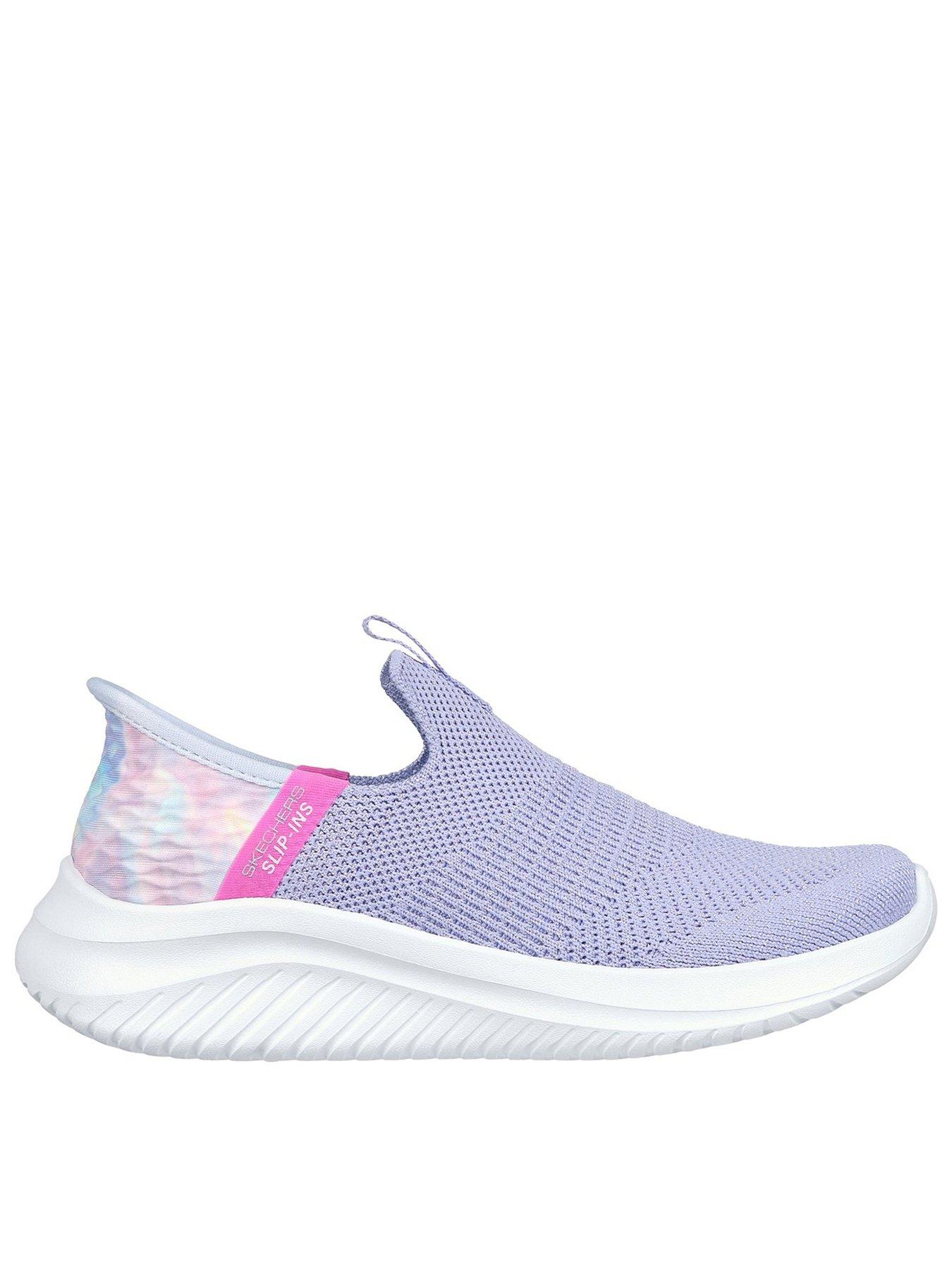 skechers-junior-girls-ultra-flex-30-colory-trainer-purple