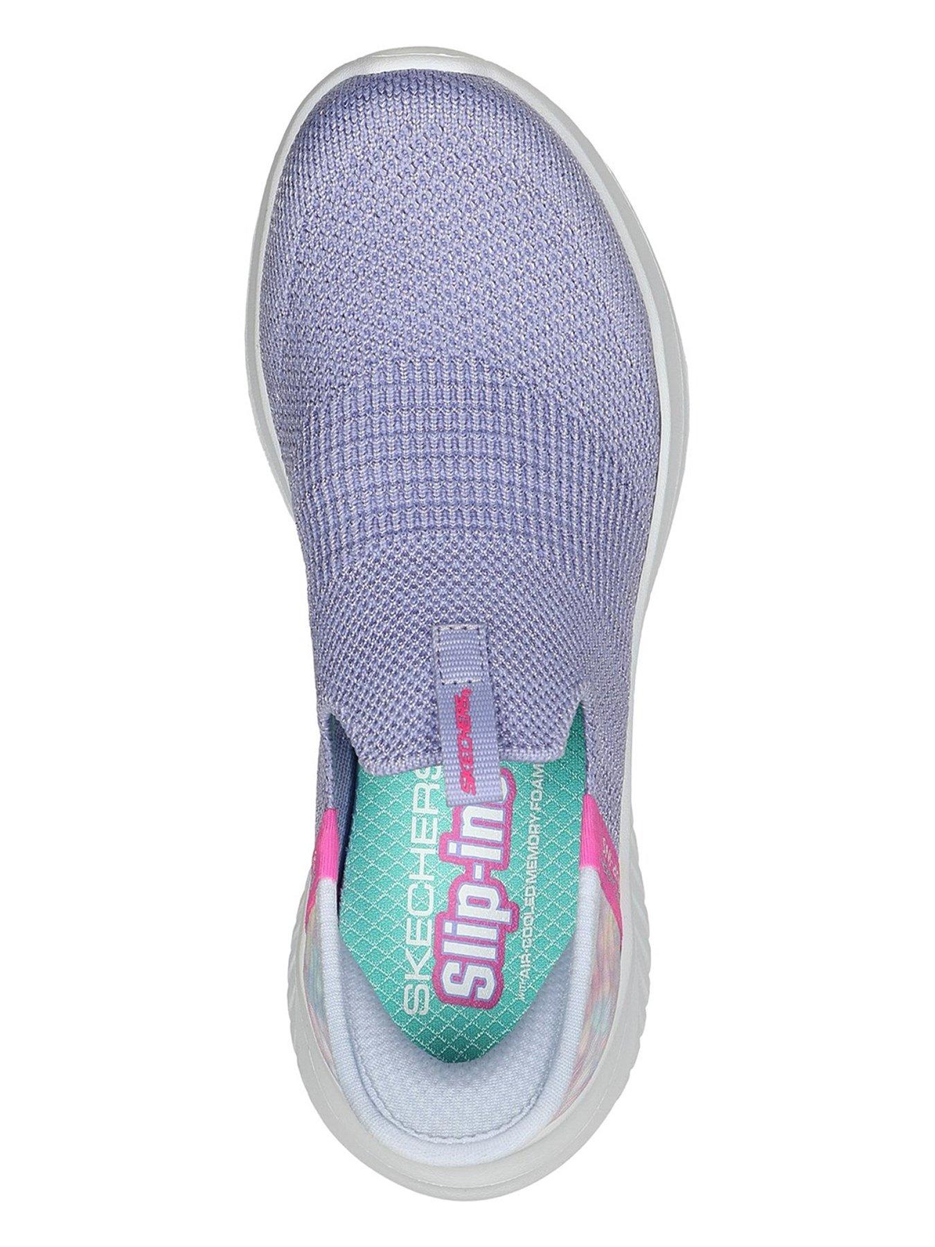 Image 4 of 5 of Skechers Junior Girls Ultra Flex 3.0 Colory Trainer - Purple