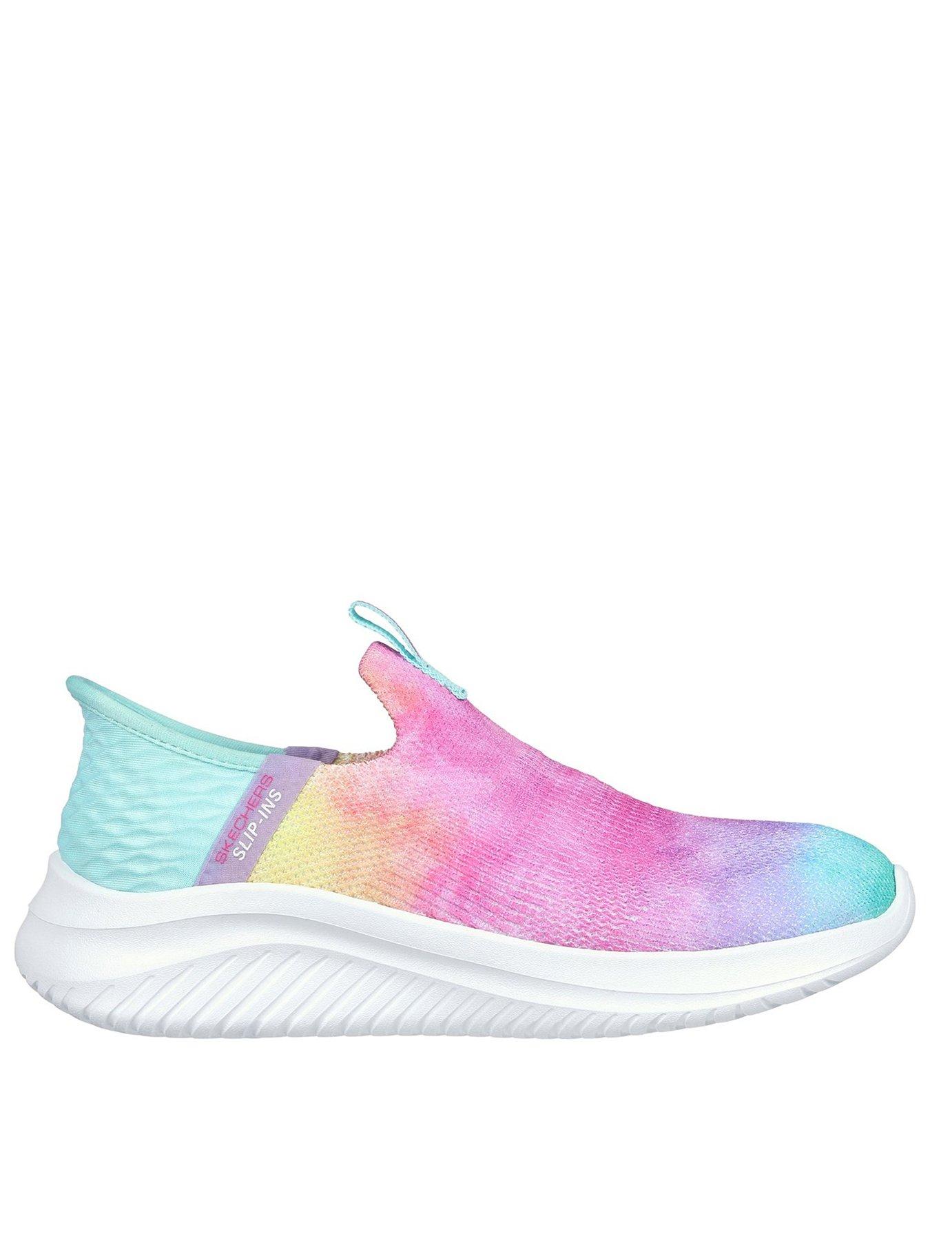 skechers-skechersjunior-girls-ultra-flex-30-pastel-trainer-multi