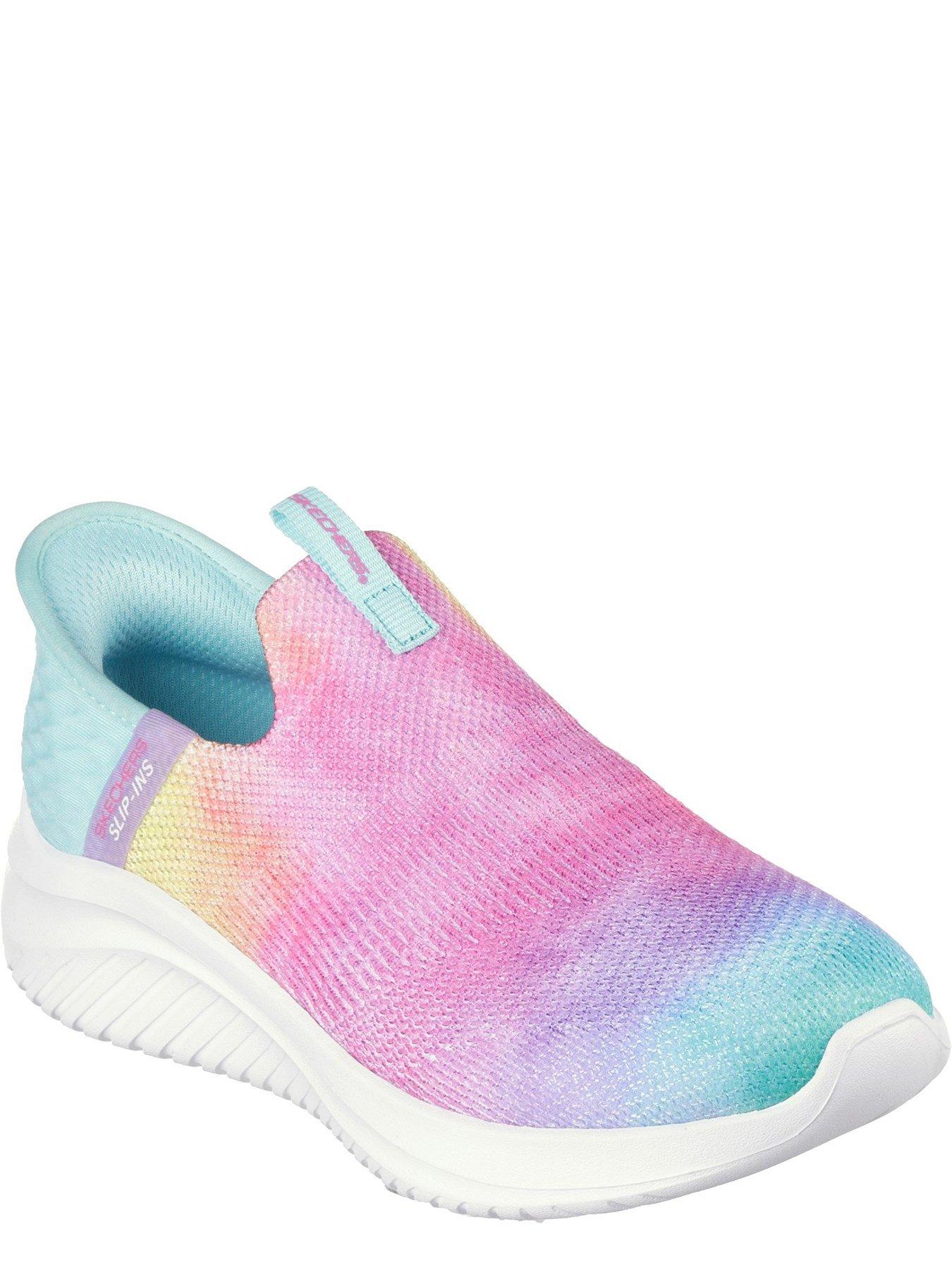 skechers-skechersjunior-girls-ultra-flex-30-pastel-trainer-multistillFront