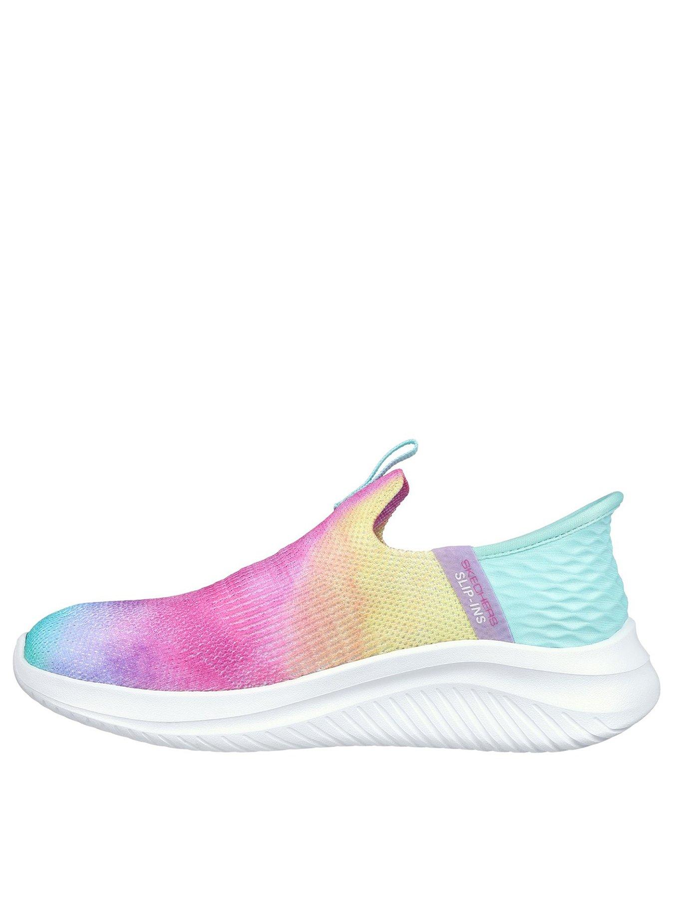 skechers-skechersjunior-girls-ultra-flex-30-pastel-trainer-multiback