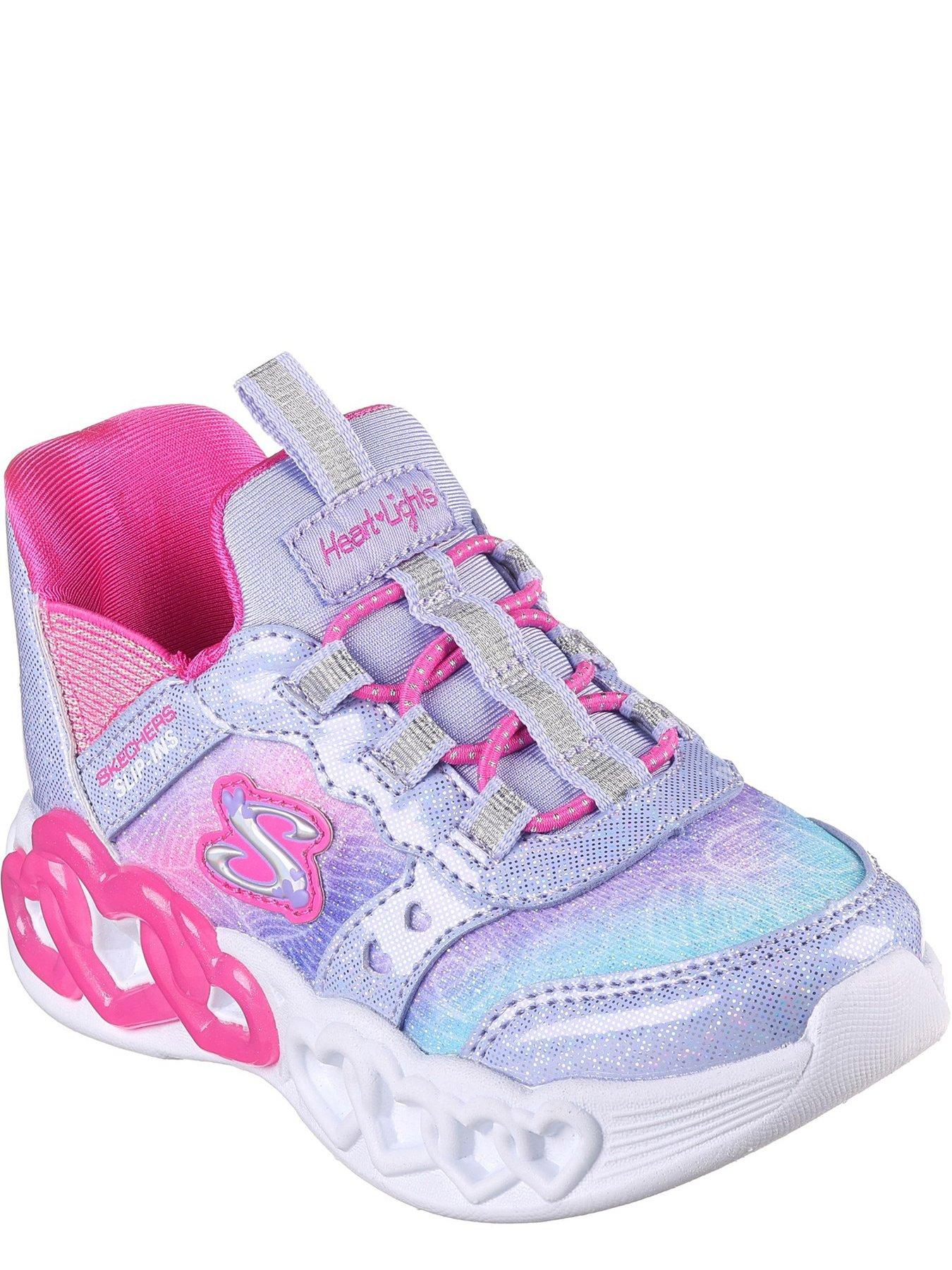 skechers-skechers-infant-girls-infinite-heart-lights-trainerstillFront