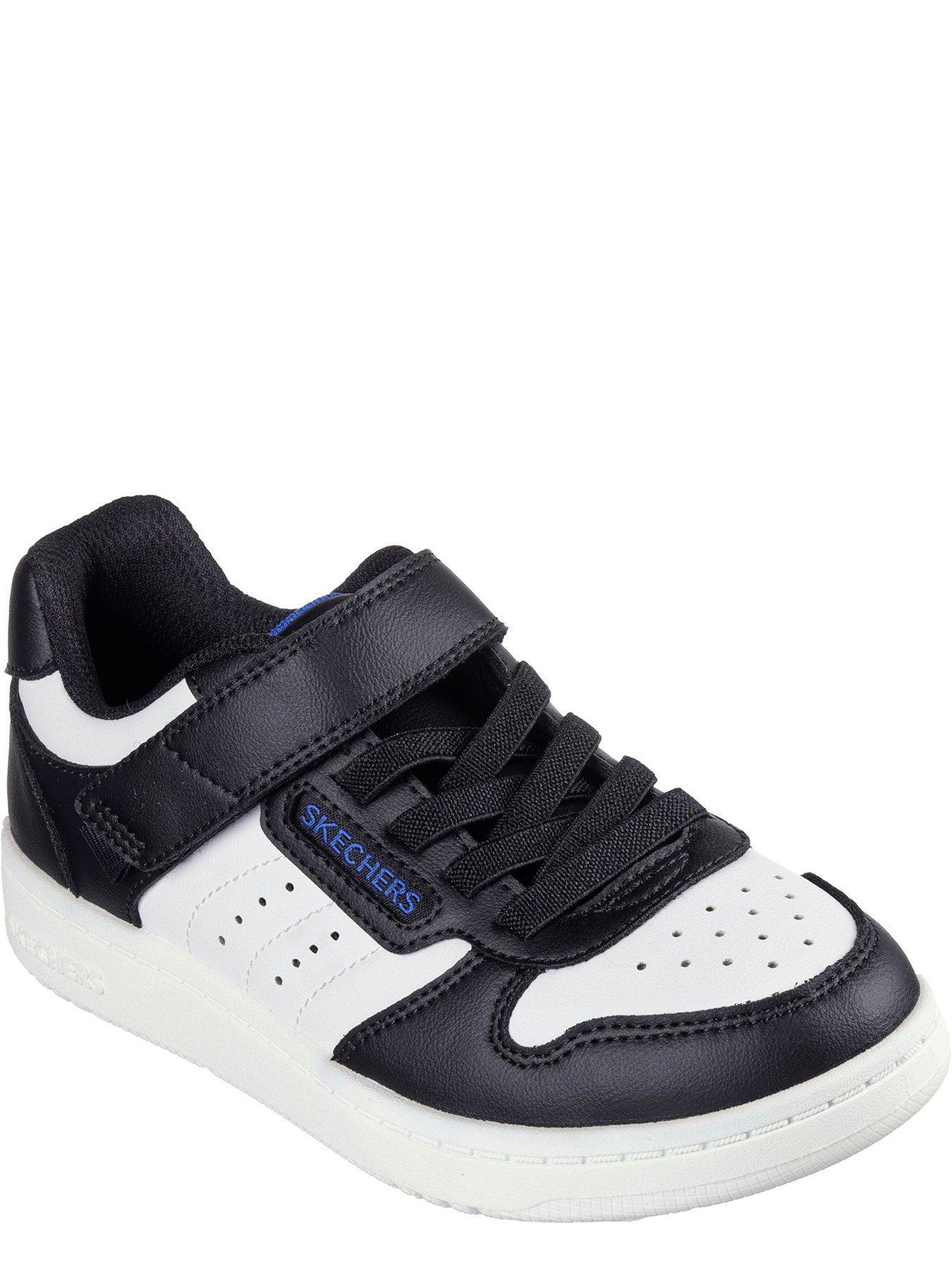 skechers-junior-boys-quick-street-trainer-blackstillFront