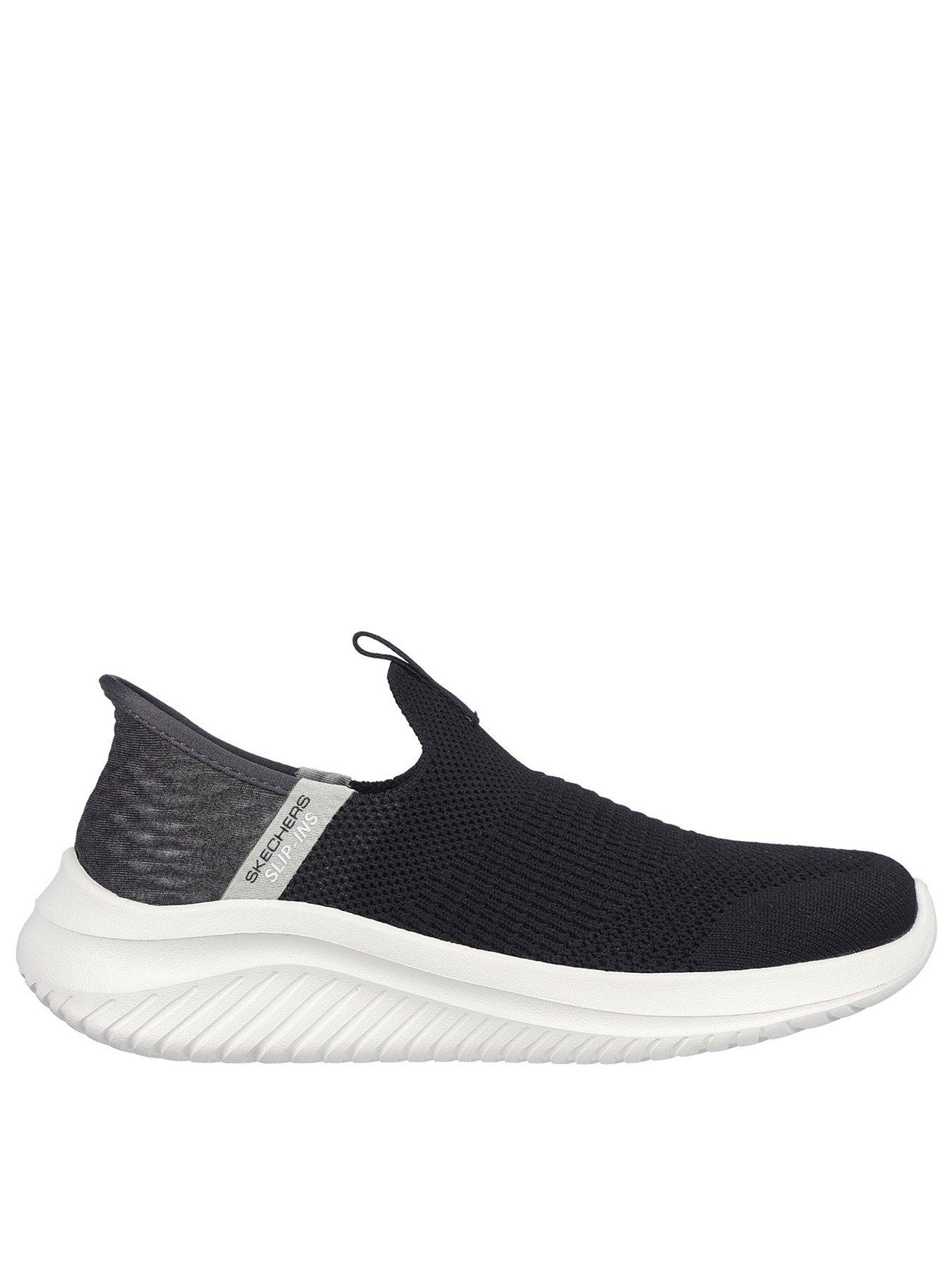 skechers-junior-boys-ultra-flex-30-trainer-blackfront