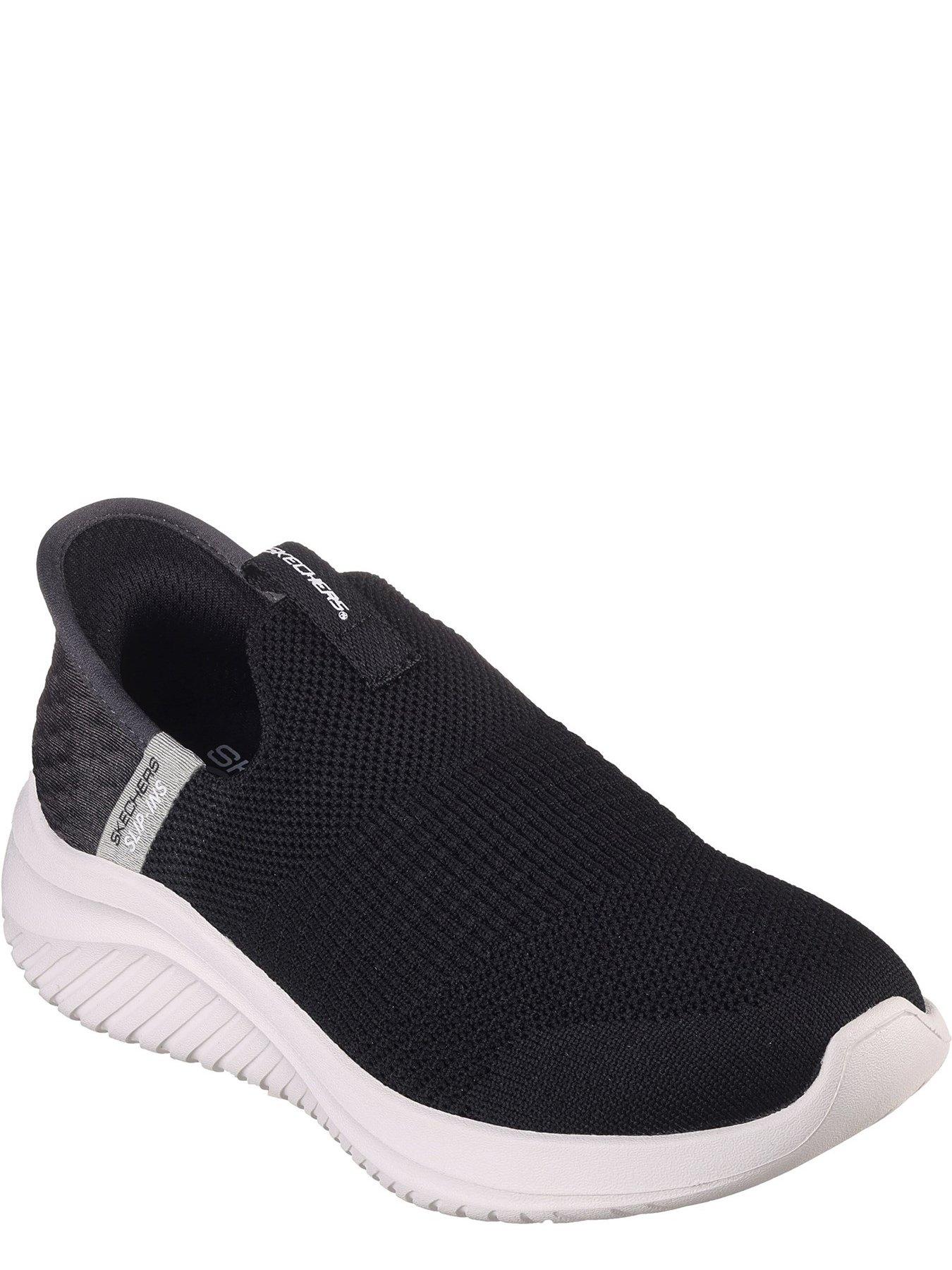 skechers-junior-boys-ultra-flex-30-trainer-blackstillFront