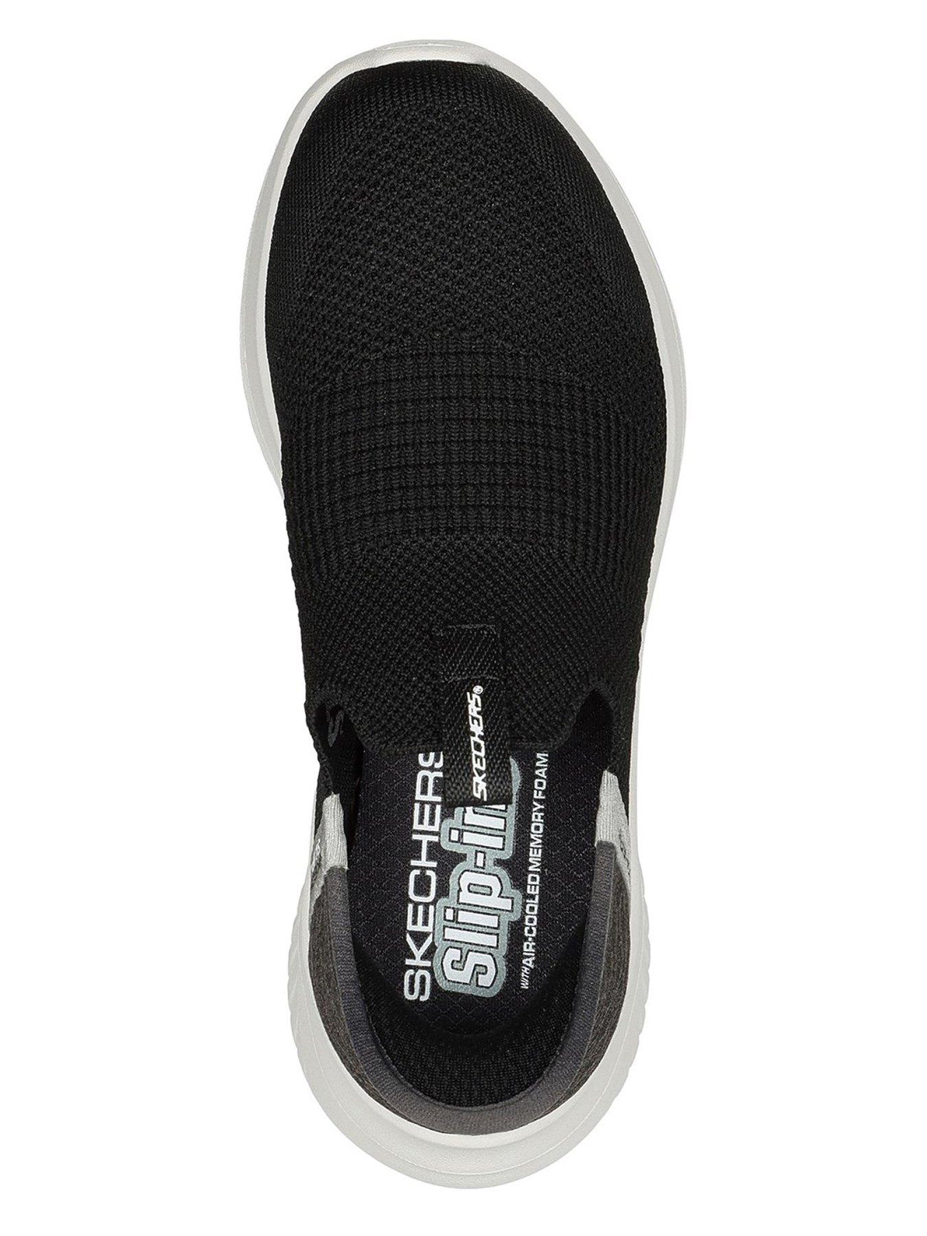 skechers-junior-boys-ultra-flex-30-trainer-blackoutfit