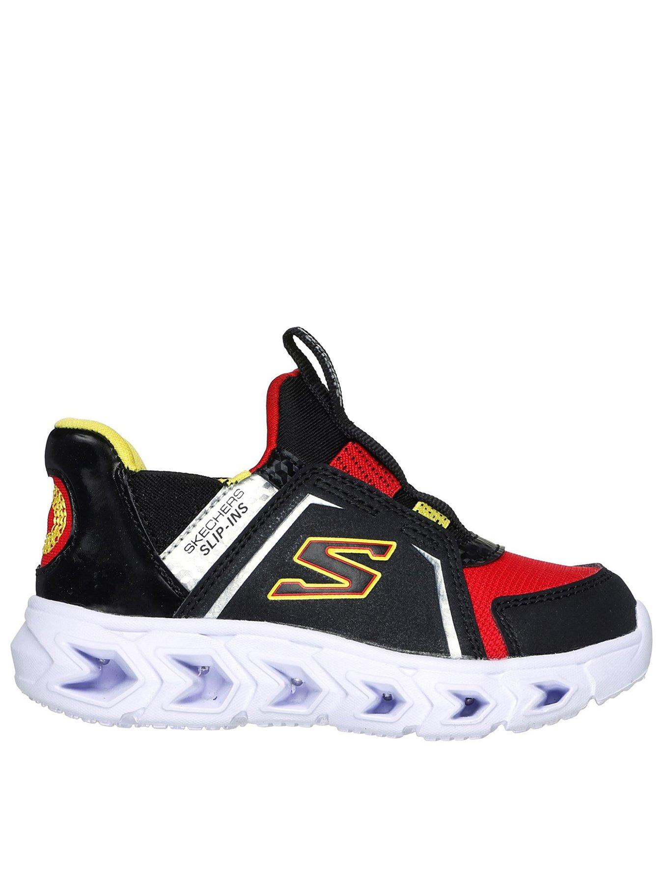 skechers-infant-boys-hypno-flash-20-trainer-black