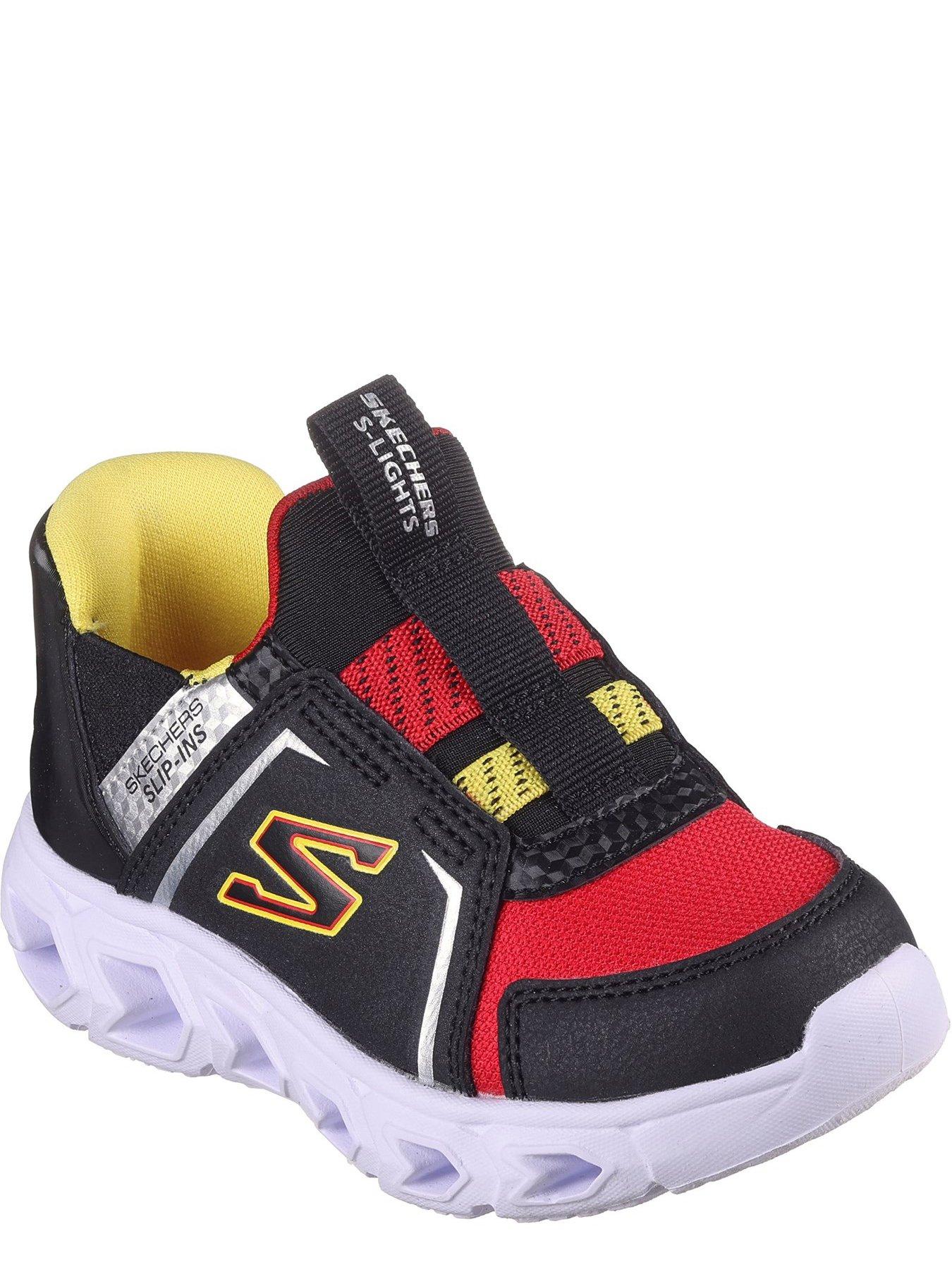 skechers-infant-boys-hypno-flash-20-trainer-blackstillFront