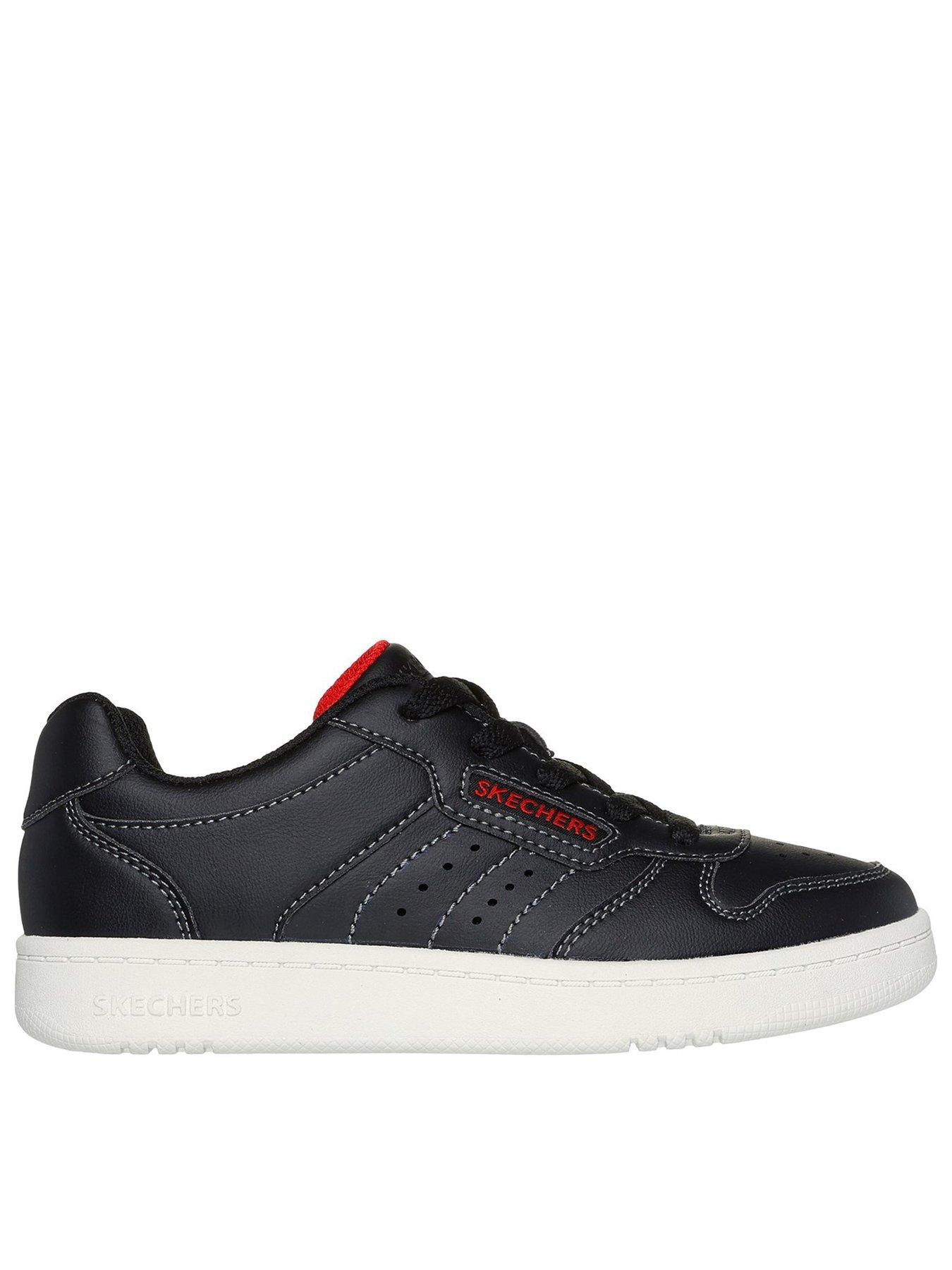 skechers-junior-boys-quick-street-trainer-blackfront