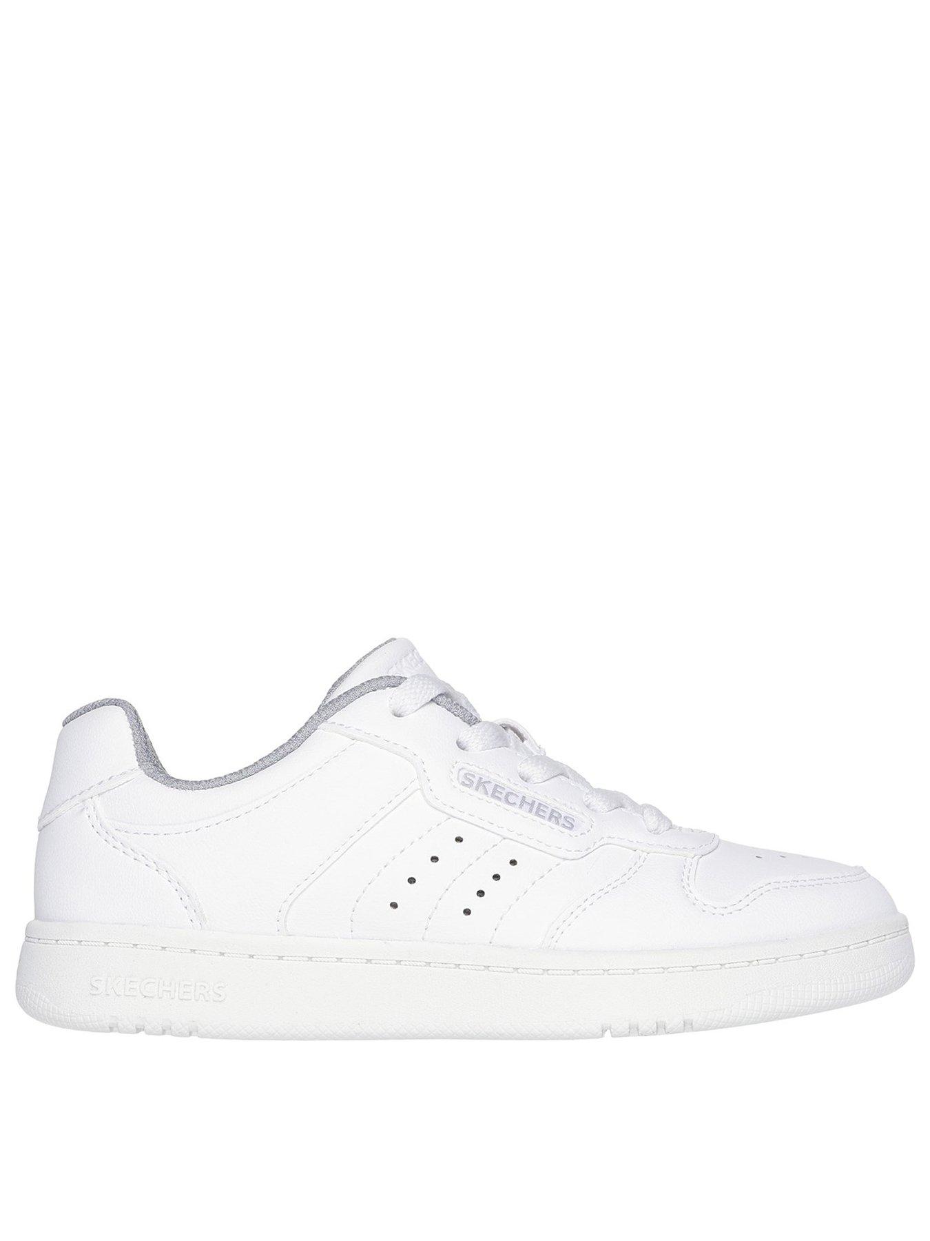 Image of Skechers Junior Boys Quick Street Trainer - White