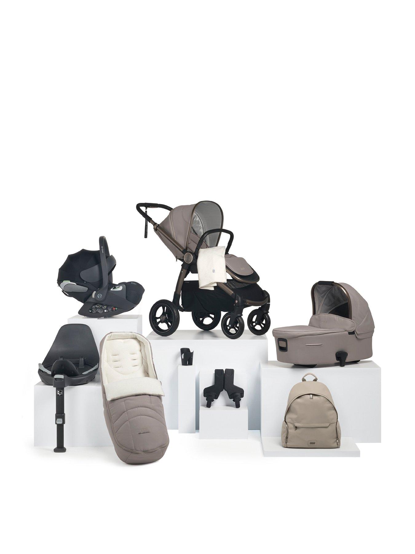Image of Mamas & Papas Ocarro Studio Complete Kit (Inc Pushchair, Carrycot, Adaptors, Cupholder, Bag, Footmuff, Blanket, Cloud T  &  Isofix Base)