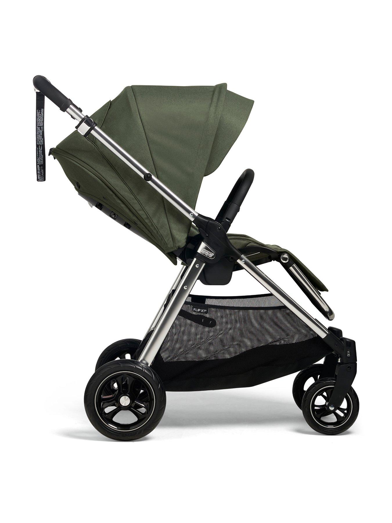 Image 2 of 7 of Mamas & Papas Flip XT3 Juniper Essential Kit (Inc Pushchair, Carrycot, Adaptors, Cupholder, Bag, Footmuff)