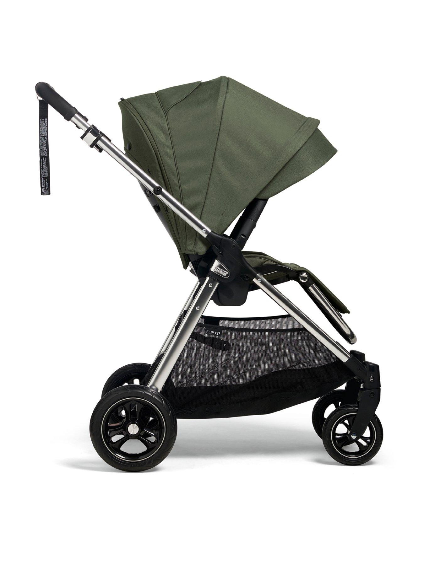 Image 3 of 7 of Mamas & Papas Flip XT3 Juniper Essential Kit (Inc Pushchair, Carrycot, Adaptors, Cupholder, Bag, Footmuff)