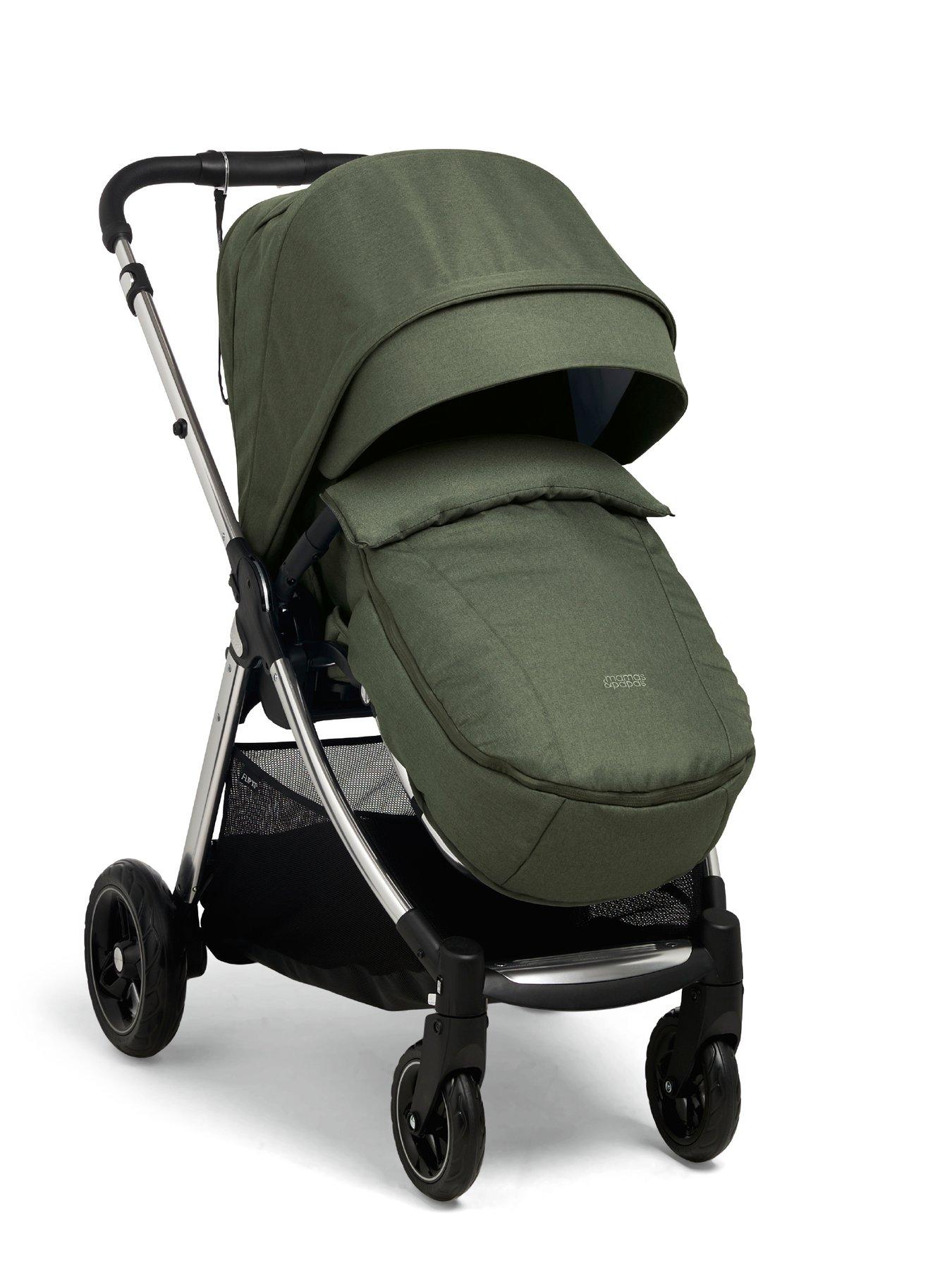 Image 6 of 7 of Mamas & Papas Flip XT3 Juniper Essential Kit (Inc Pushchair, Carrycot, Adaptors, Cupholder, Bag, Footmuff)