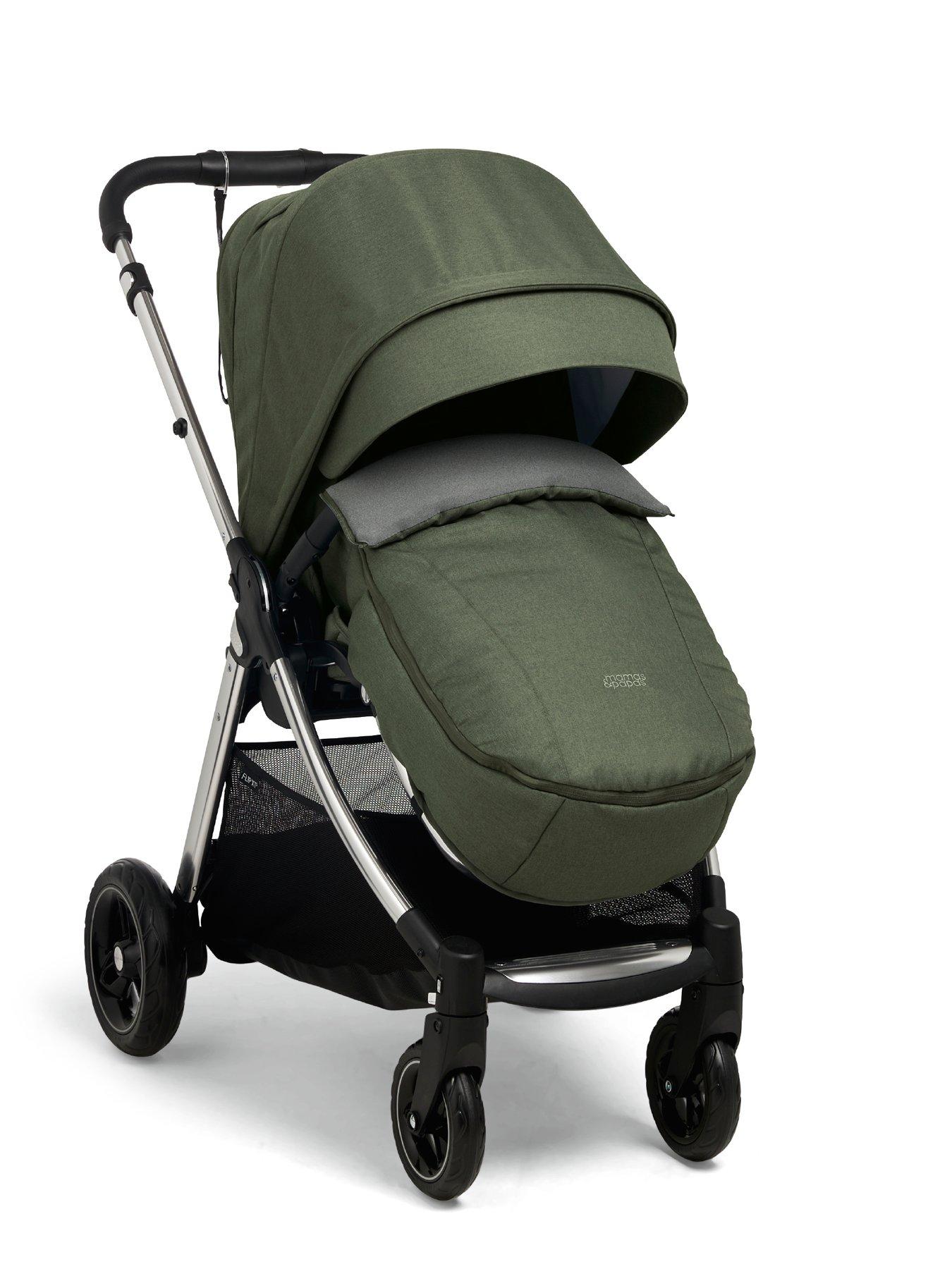 mamas-papas-flip-xt3-juniper-complete-kit-inc-pushchair-carrycot-adaptors-cupholder-bag-footmuff-cloud-g-isofix-baseoutfit