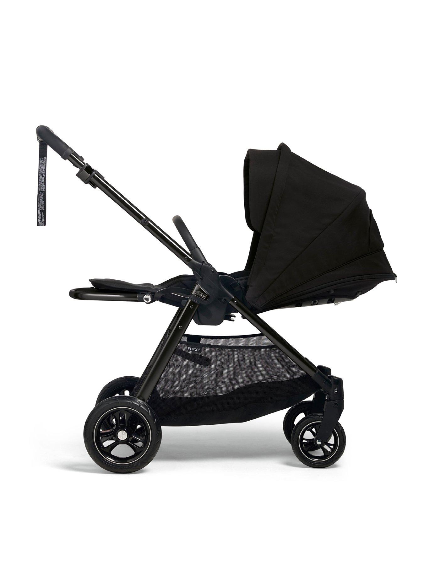 Image 3 of 7 of Mamas & Papas Flip XT3 Ink Complete Kit (Inc Pushchair, Carrycot, Adaptors, Cupholder, Bag, Footmuff, Cloud G & Isofix Base)