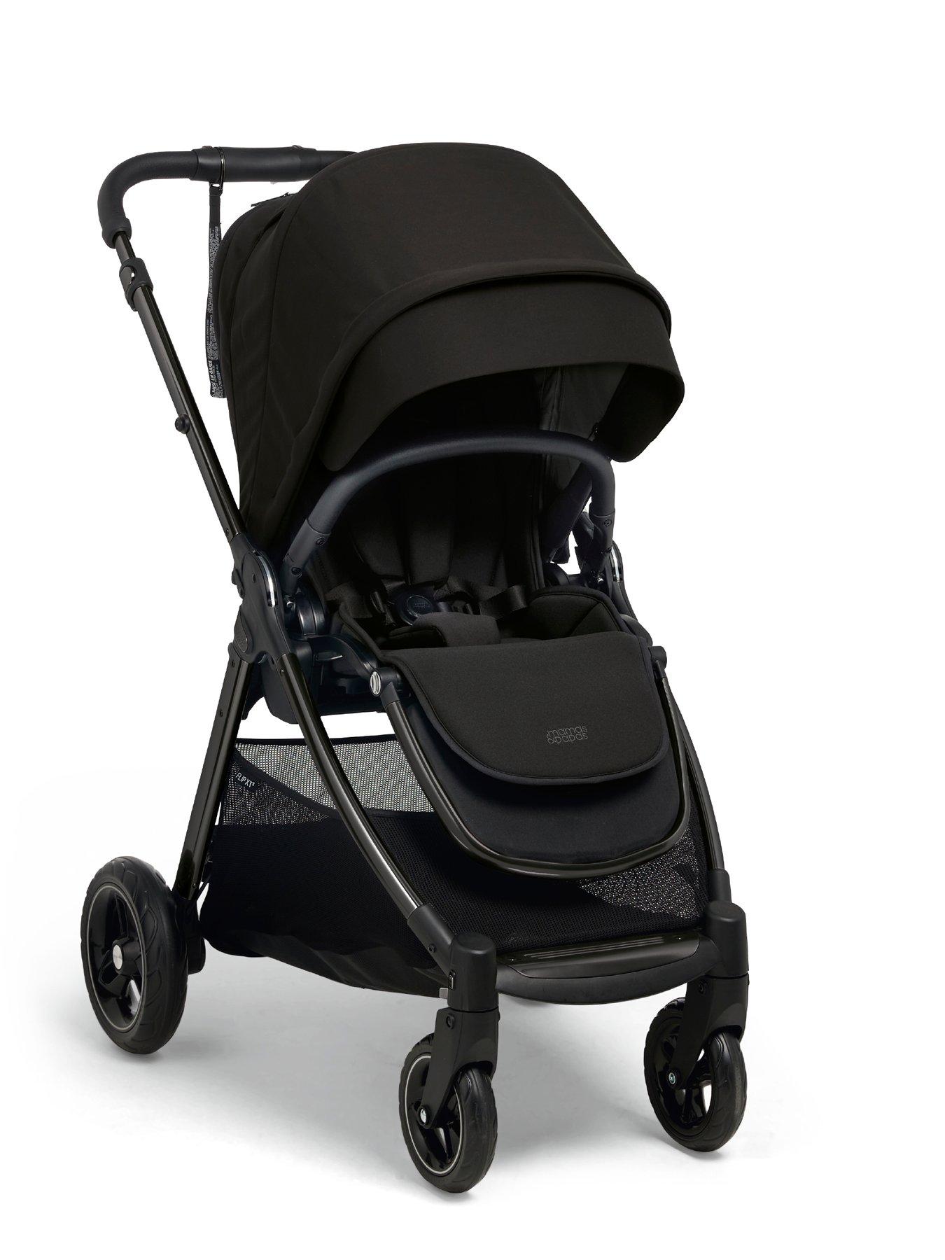 Image 4 of 7 of Mamas & Papas Flip XT3 Ink Complete Kit (Inc Pushchair, Carrycot, Adaptors, Cupholder, Bag, Footmuff, Cloud G & Isofix Base)