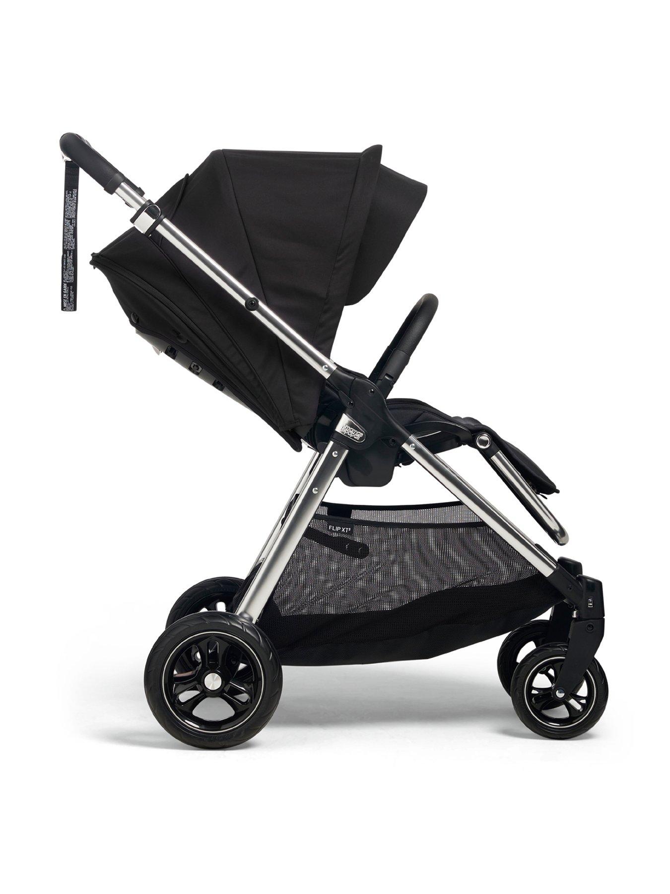 mamas-papas-flip-xt3-slated-navy-essential-kit-inc-pushchair-carrycot-adaptors-cupholder-bag-footmuffstillFront