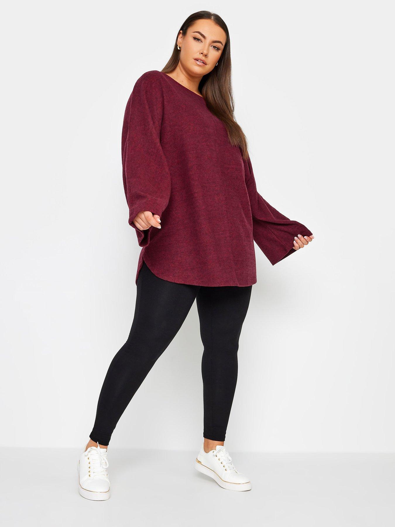 yours-curve-soft-touch-front-seam-detail-jumper-redback