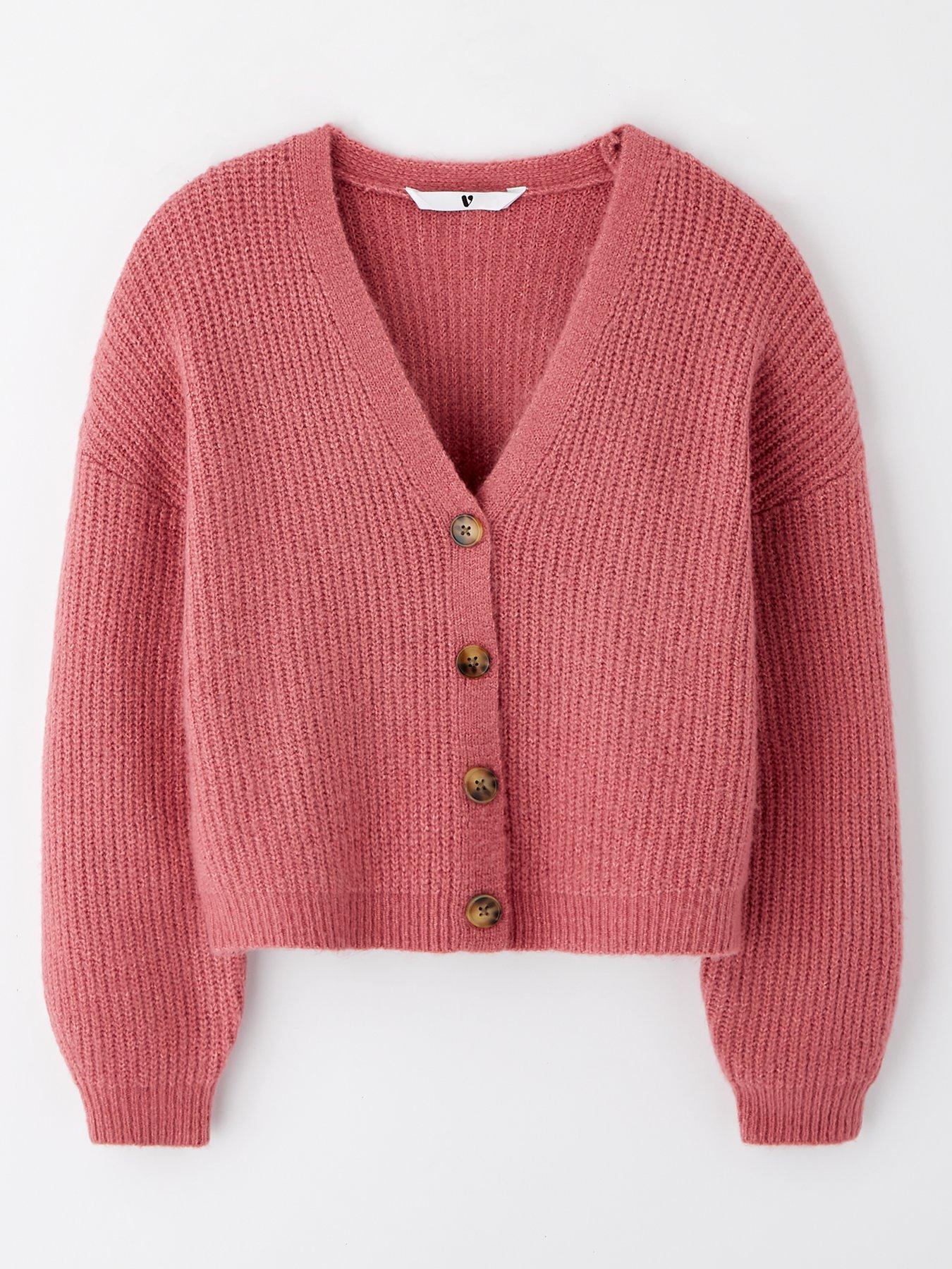 v-by-very-girls-pink-cardigan