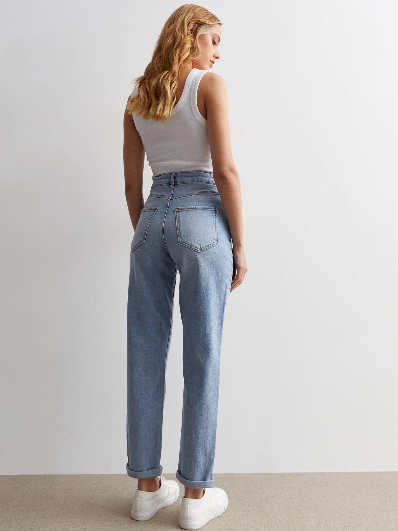 new-look-pale-blue-high-waist-tori-mom-jeansstillFront