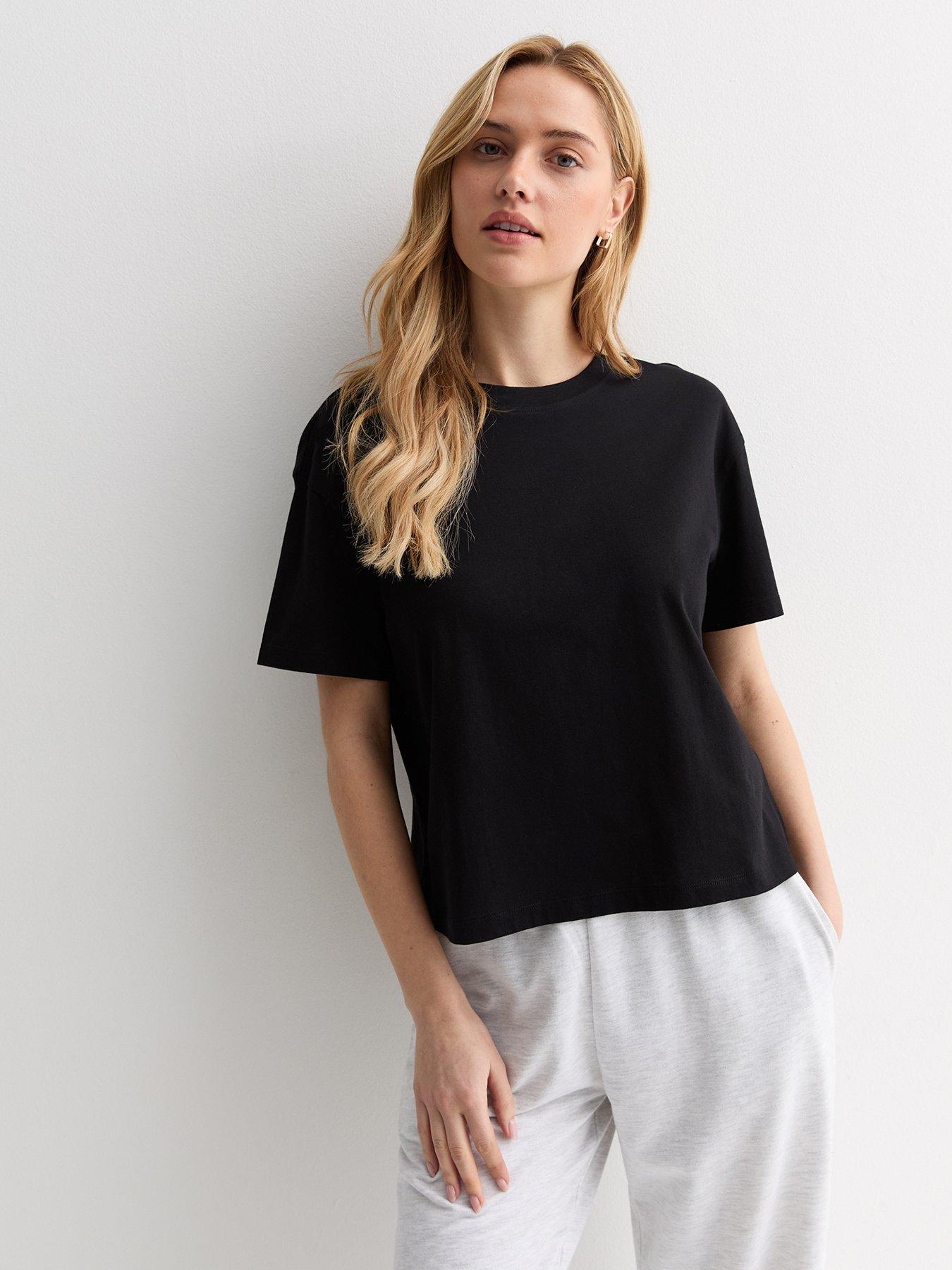 new-look-boxy-cotton-t-shirt-black