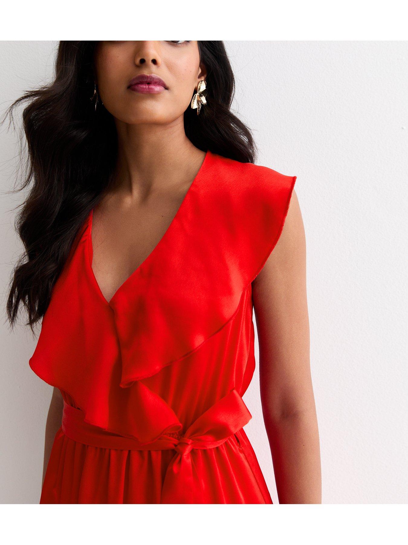 new-look-red-sleeveless-belted-ruffle-midi-dressdetail