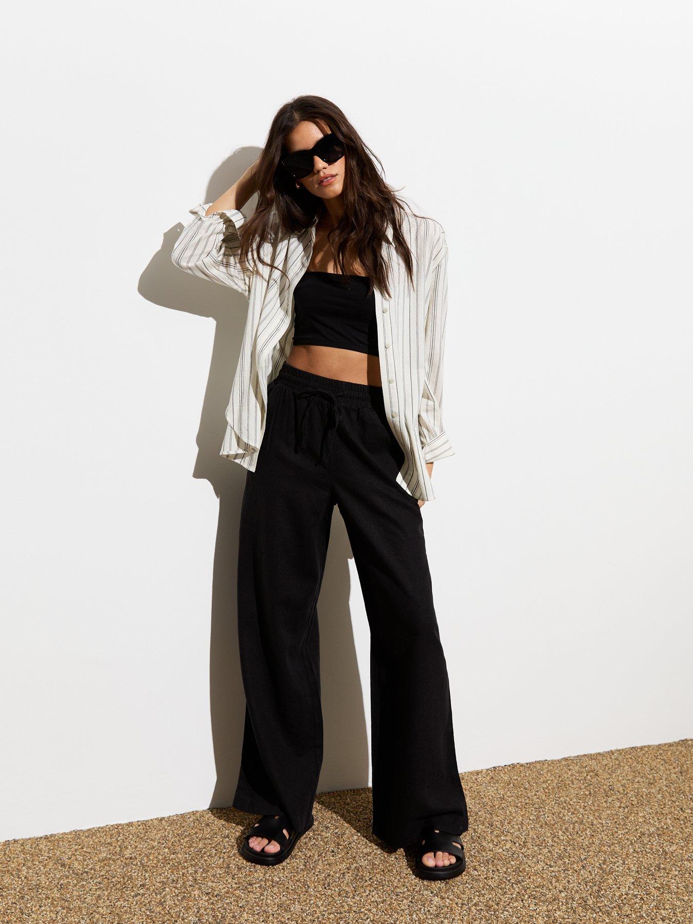 new-look-off-white-pinstripe-long-sleeve-shirtback