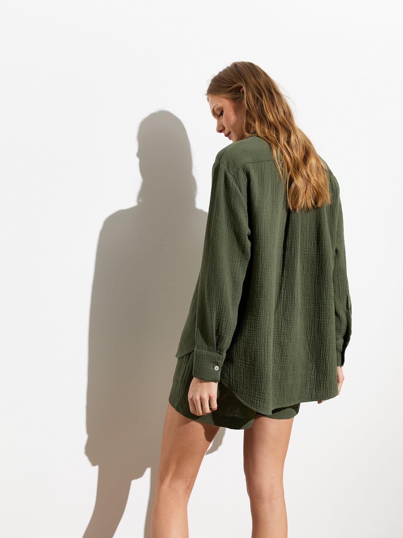 new-look-khaki-textured-long-sleeve-shirtstillFront