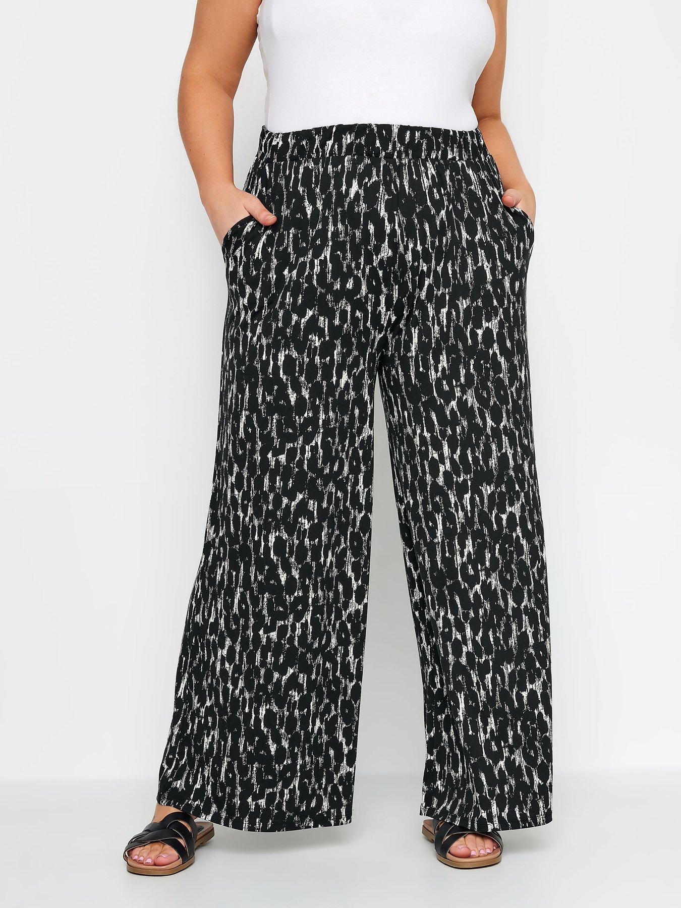 yours-curve-jersey-wide-leg-scratchy-leopard-black